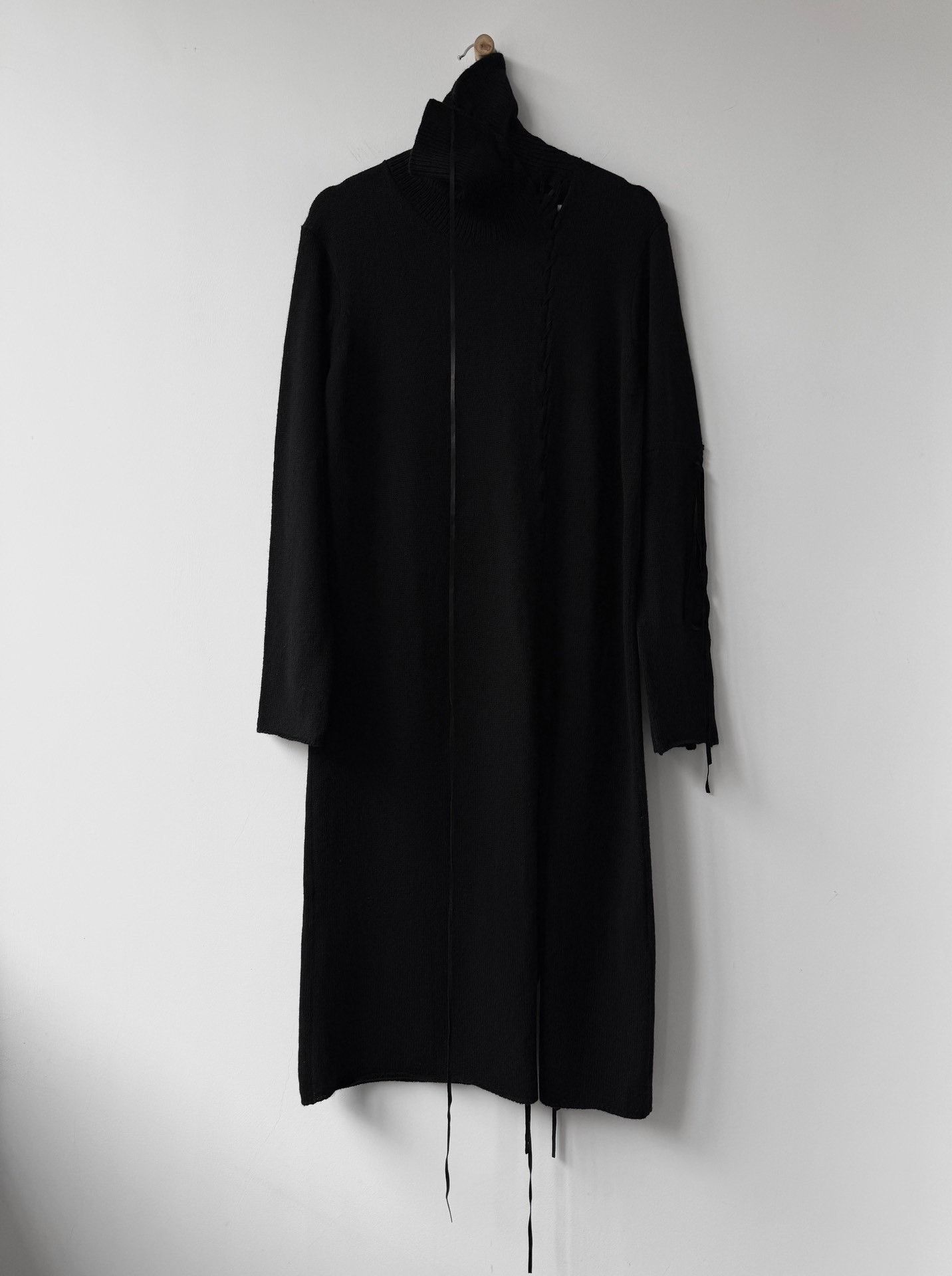 Yohji Yamamoto Yohji Yamamoto 18AW Leather Cord Sweater Size M / US 6-8 / IT 42-44 - 1 Thumbnail