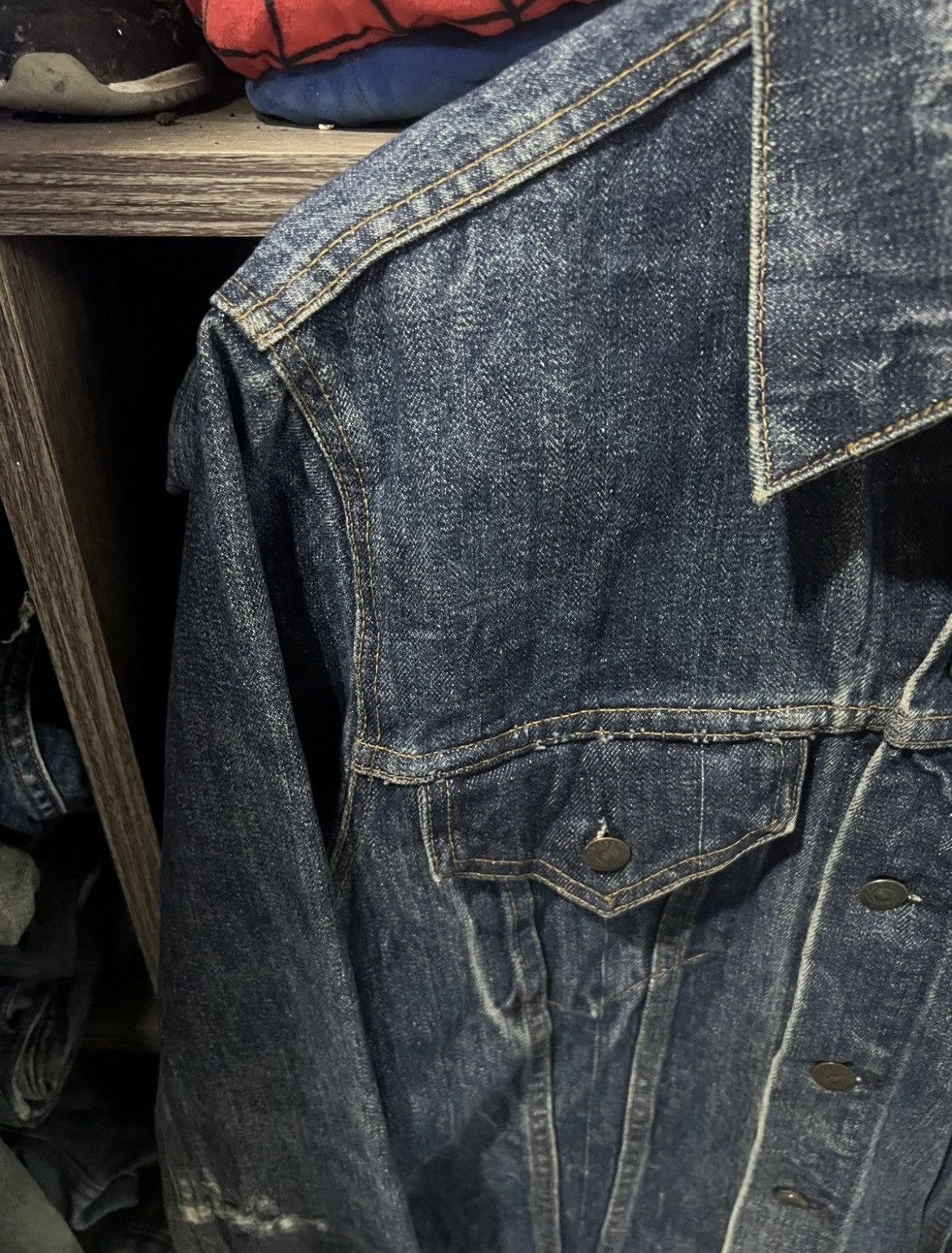 Levi's Vintage Clothing 🔥Vintage Levis Made in Usa Denim Trucker Size US M / EU 48-50 / 2 - 6 Thumbnail
