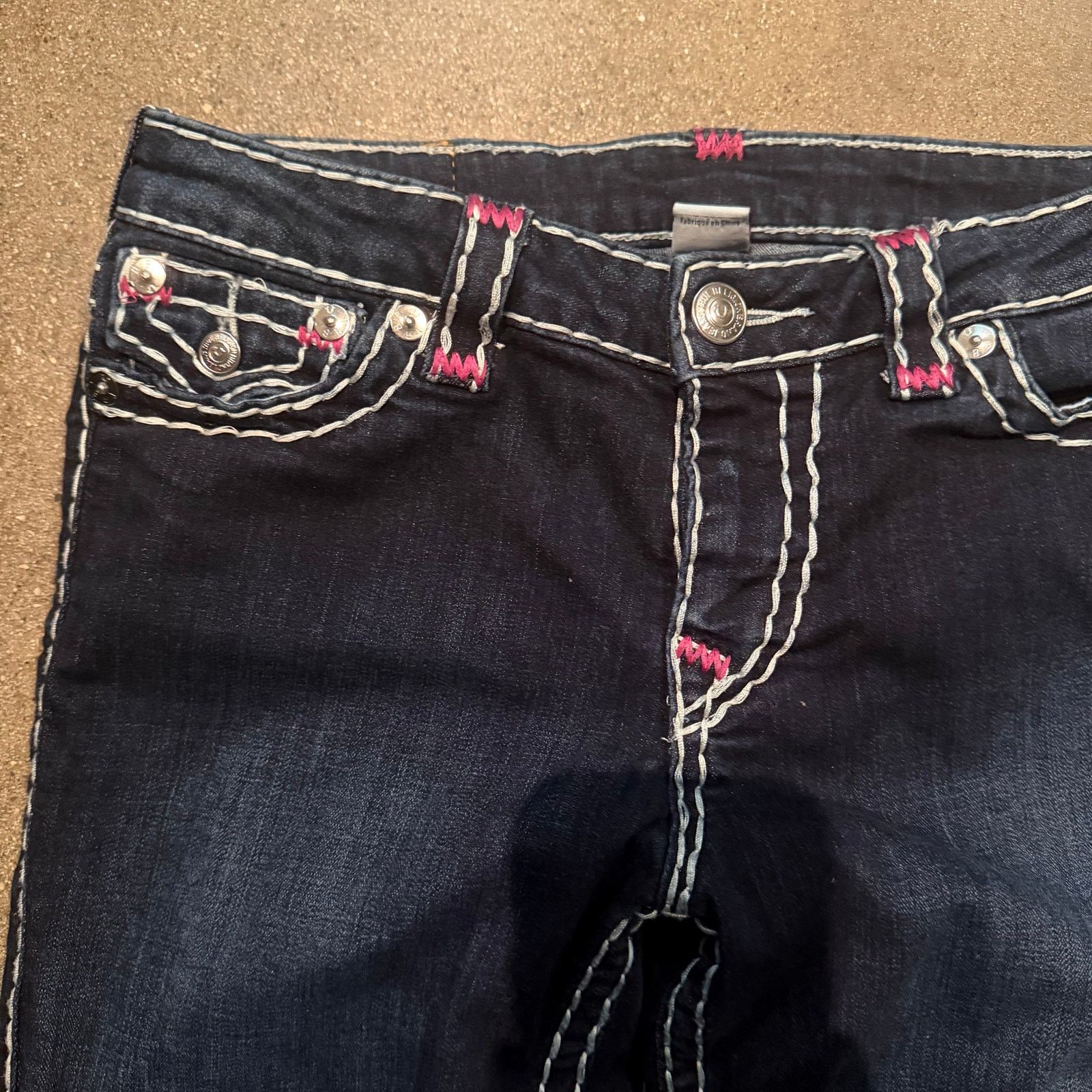 True Religion womens true religion super t stitch jeans skinny fit Size 30" / US 8 / IT 44 - 6 Thumbnail