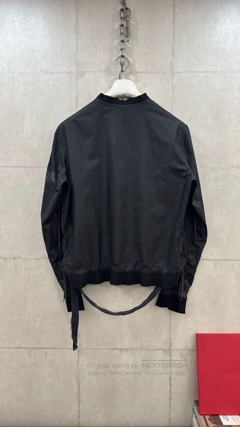 Helmut Lang Helmut Lang Waxed Bomber Jacket with Drawstring. Size US M / EU 48-50 / 2 - 3 Thumbnail
