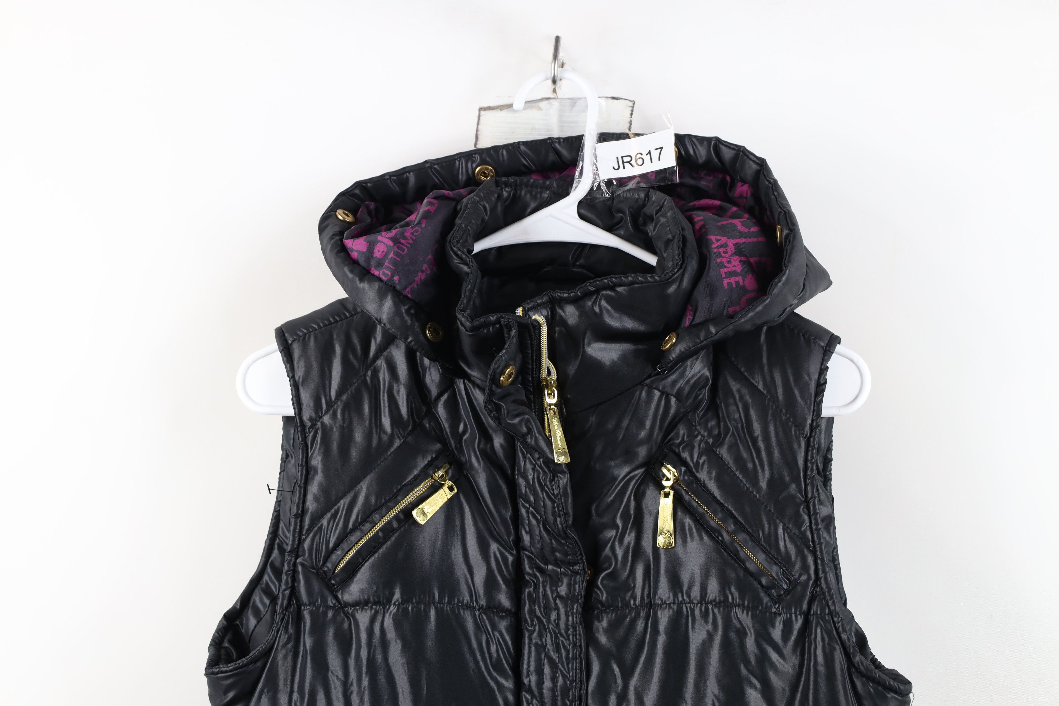 Vintage Vintage Y2K Babydoll Apple Bottoms Hooded Puffer Vest Jacket Size M / US 6-8 / IT 42-44 - 2 Thumbnail