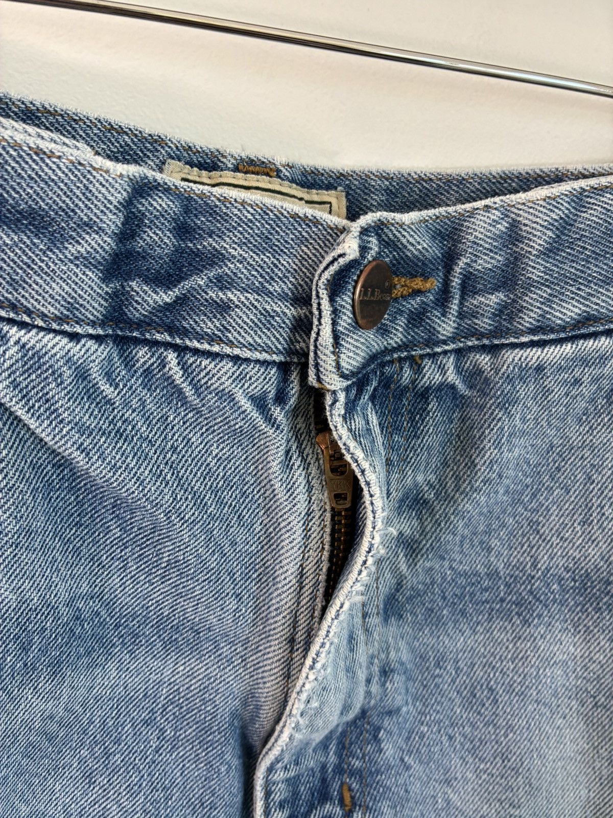 Vintage Thrashed Vintage Sun Faded Cut Off Denim Jean Shorts Size US 36 / EU 52 - 4 Thumbnail