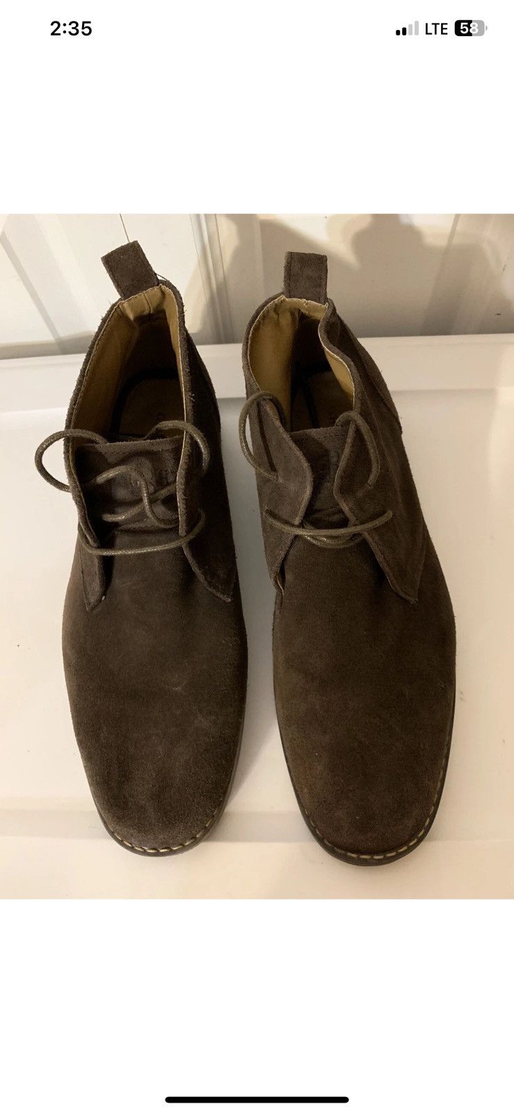 G.H. Bass & Co. GH BASS Boots Mens 11.5D Pearce Brown Chukka Hipster Lace Size US 11.5 / EU 44-45 - 7 Thumbnail