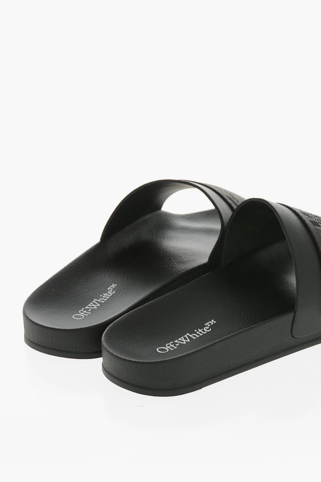 Off-White og1mm0426 Solid-Color Slides in Black Size US 8 / EU 41 - 2 Thumbnail