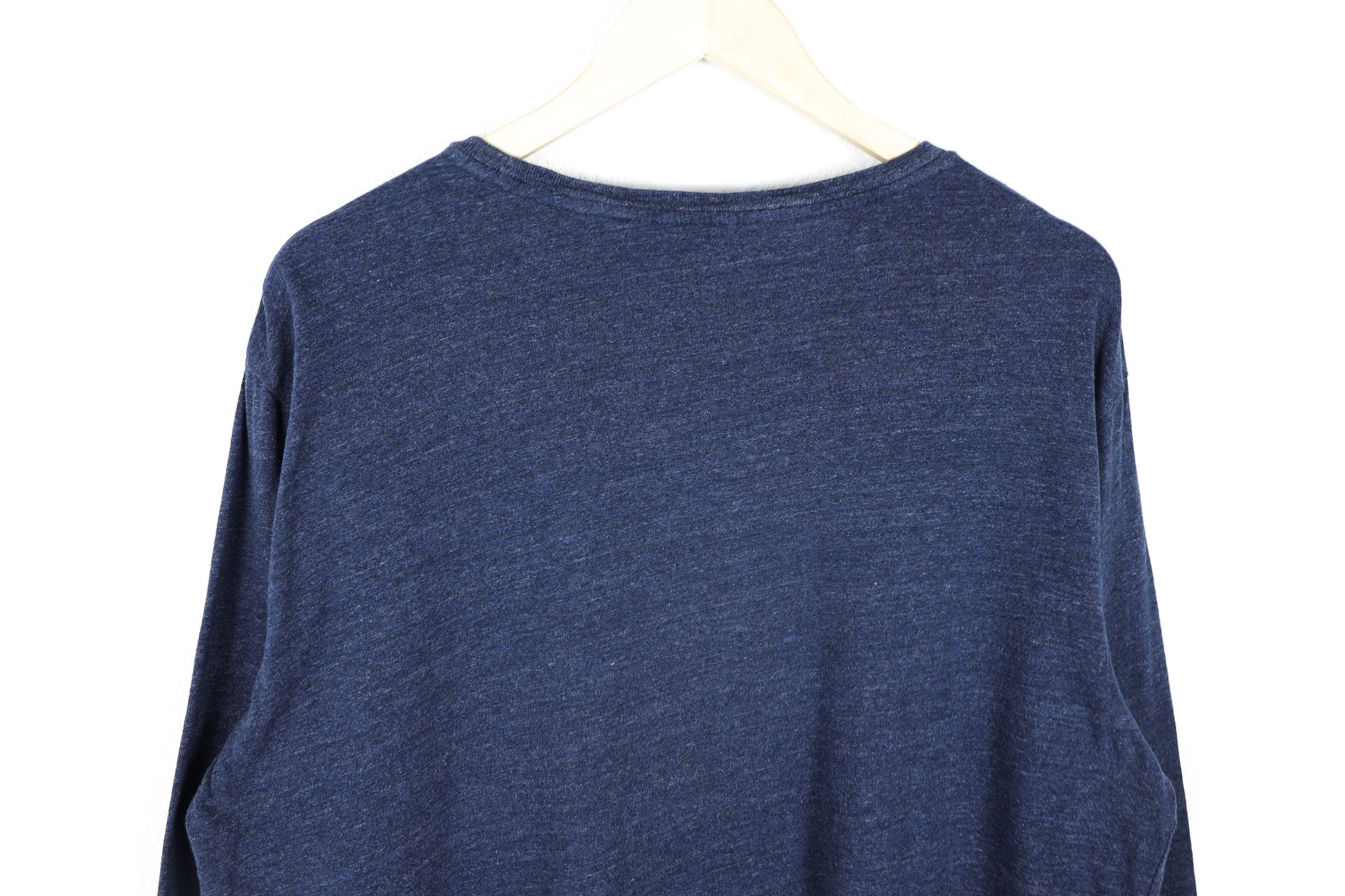 Polo Ralph Lauren × Ralph Lauren Polo Ralph Lauren Logo Navy Long Sleeve T-shirt Tee Size US L / EU 52-54 / 3 - 8 Thumbnail