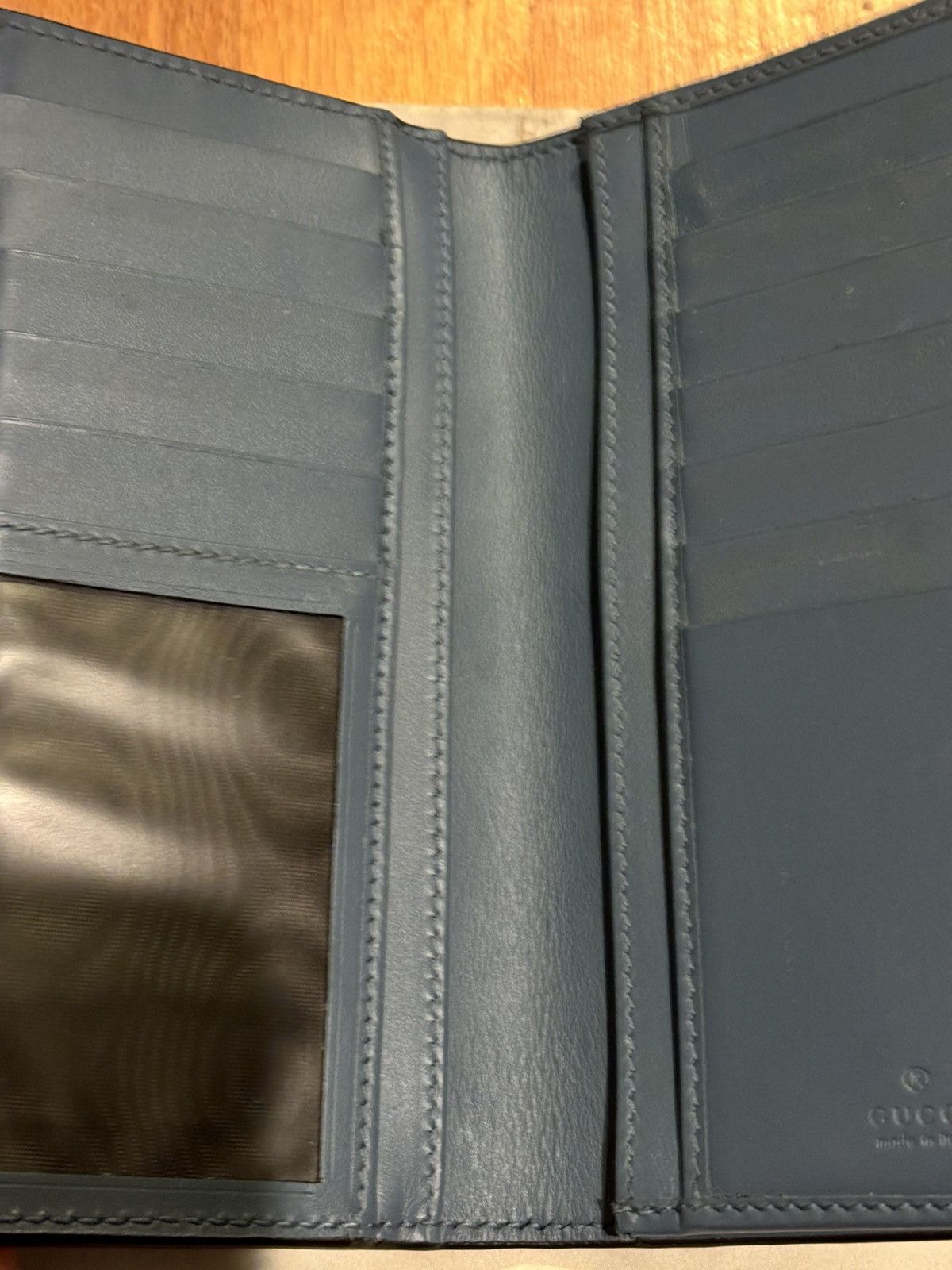 Gucci Gucci monogram blue Leather Wallet limited edition Size ONE SIZE - 8 Thumbnail