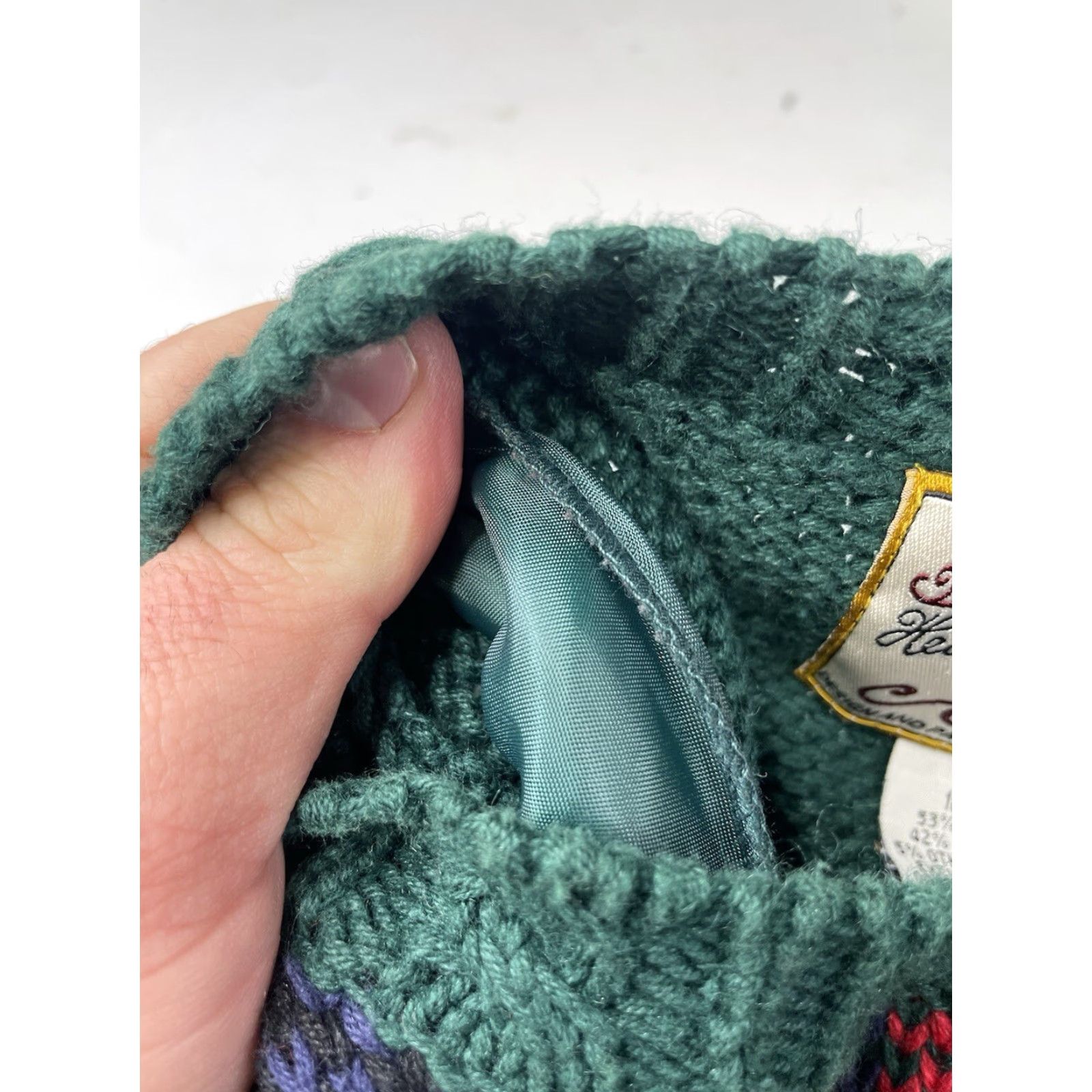 Bell VINTAGE Heirloom Collectibles Sweater Christmas Crewneck Women 18/20 Green Knit Cotton Blend Bell Bow Christmas Tree Belle 90s Size XXL / US 16-18 / IT 52-54 - 8 Thumbnail