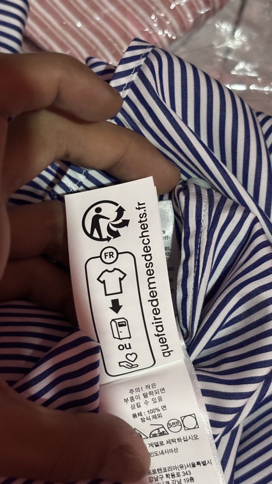 Polo Ralph Lauren Stripe Shirt Ralph Lauren Navy Brand New With Tag Size S / US 4 / IT 40 - 4 Thumbnail