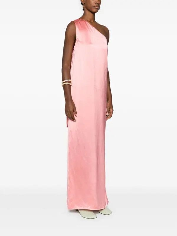 Lanvin o1y0326 Maxi Dress in Antique Rose Size S / US 4 / IT 40 - 2 Thumbnail