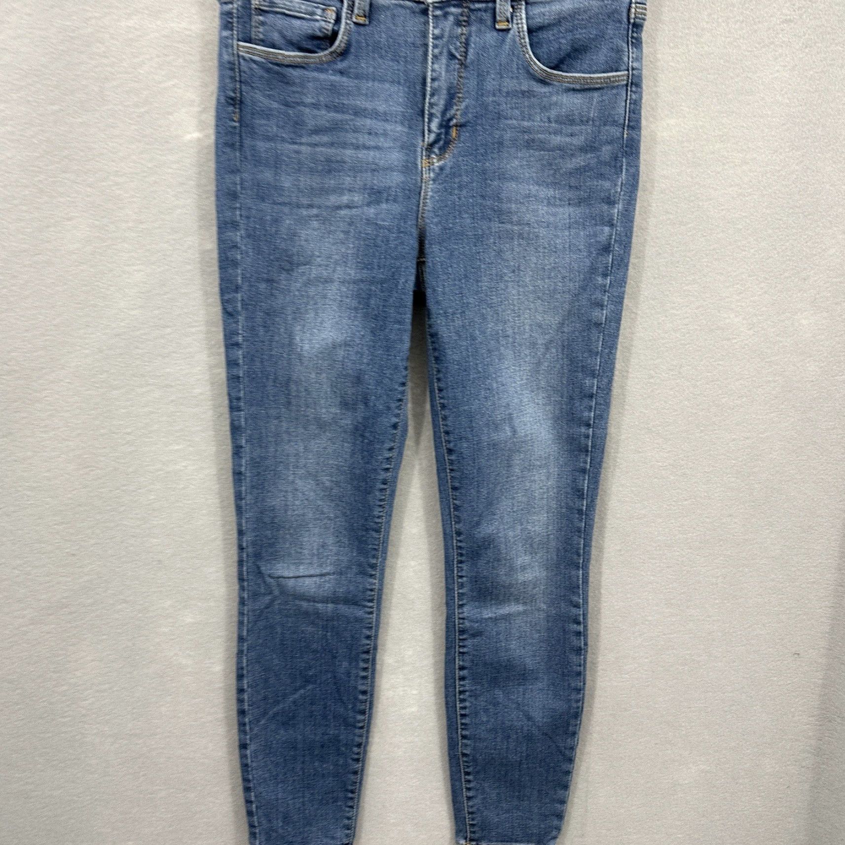 L'AGENCE L'AGENCE Jeans Women 25 High-Rise Straight Denim Lumiere Blue 5-Pocket Stretch Comfortable Regular Fit Adult Size 25 Mens Womens? Size 42" / US 20 - 5 Thumbnail