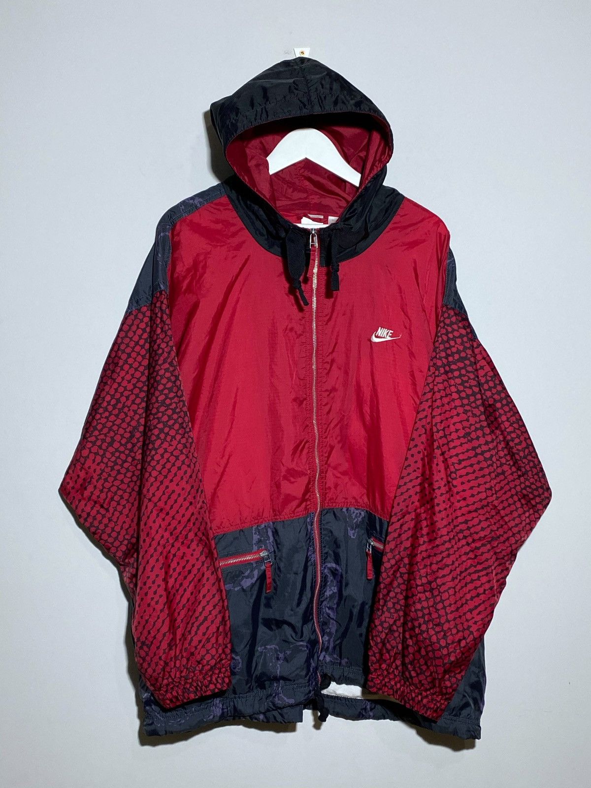 Nike 🔥 VINTAGE 90s NIKE JUST DO IT RARE NYLON JACKET Size US XXL / EU 58 / 5 - 2 Thumbnail