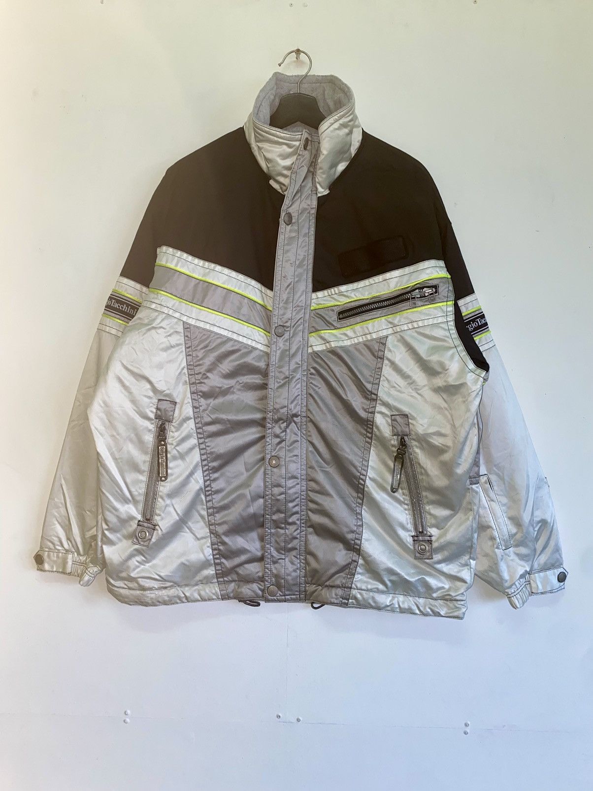 Sergio Tacchini VINTAGE 90S SERGIO TACCHINI WINDBREAKERS Size US XL / EU 56 / 4 - 3 Thumbnail