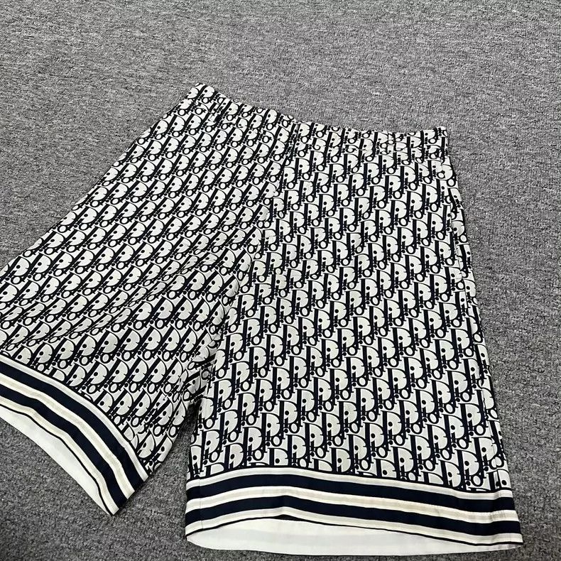 Dior Dior Dior Monogram Silk Shorts 95% New-2507 Size 41" - 3 Thumbnail