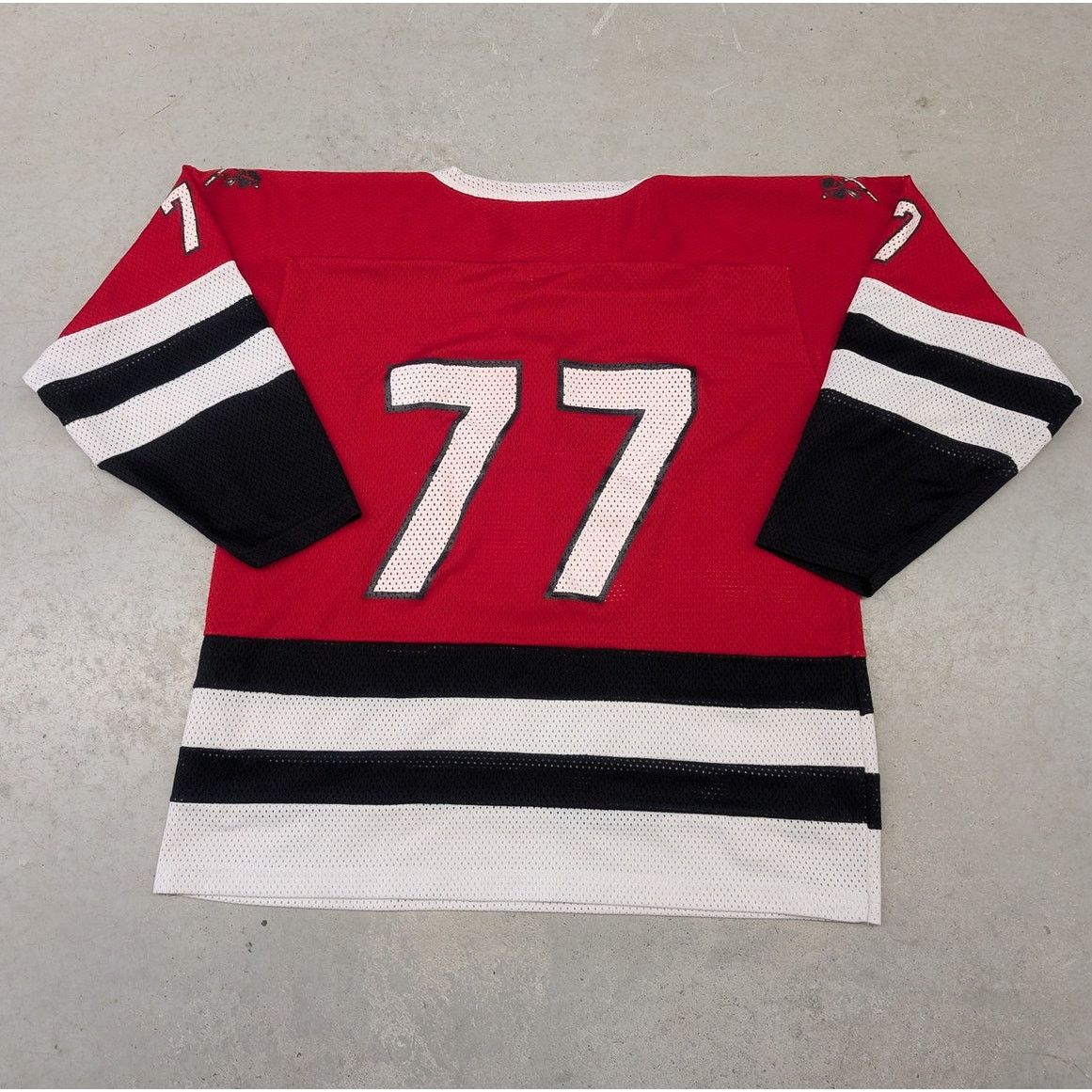 NHL × Vintage Vintage 80s Lacroix Sports Made in Canada Hockey Jersey 77 Size US XXL / EU 58 / 5 - 2 Thumbnail