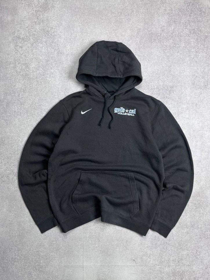 Nike Vintage Nike Swoosh Archival Boxy Hoodie Y2K M Size US M / EU 48-50 / 2 - 1 Thumbnail