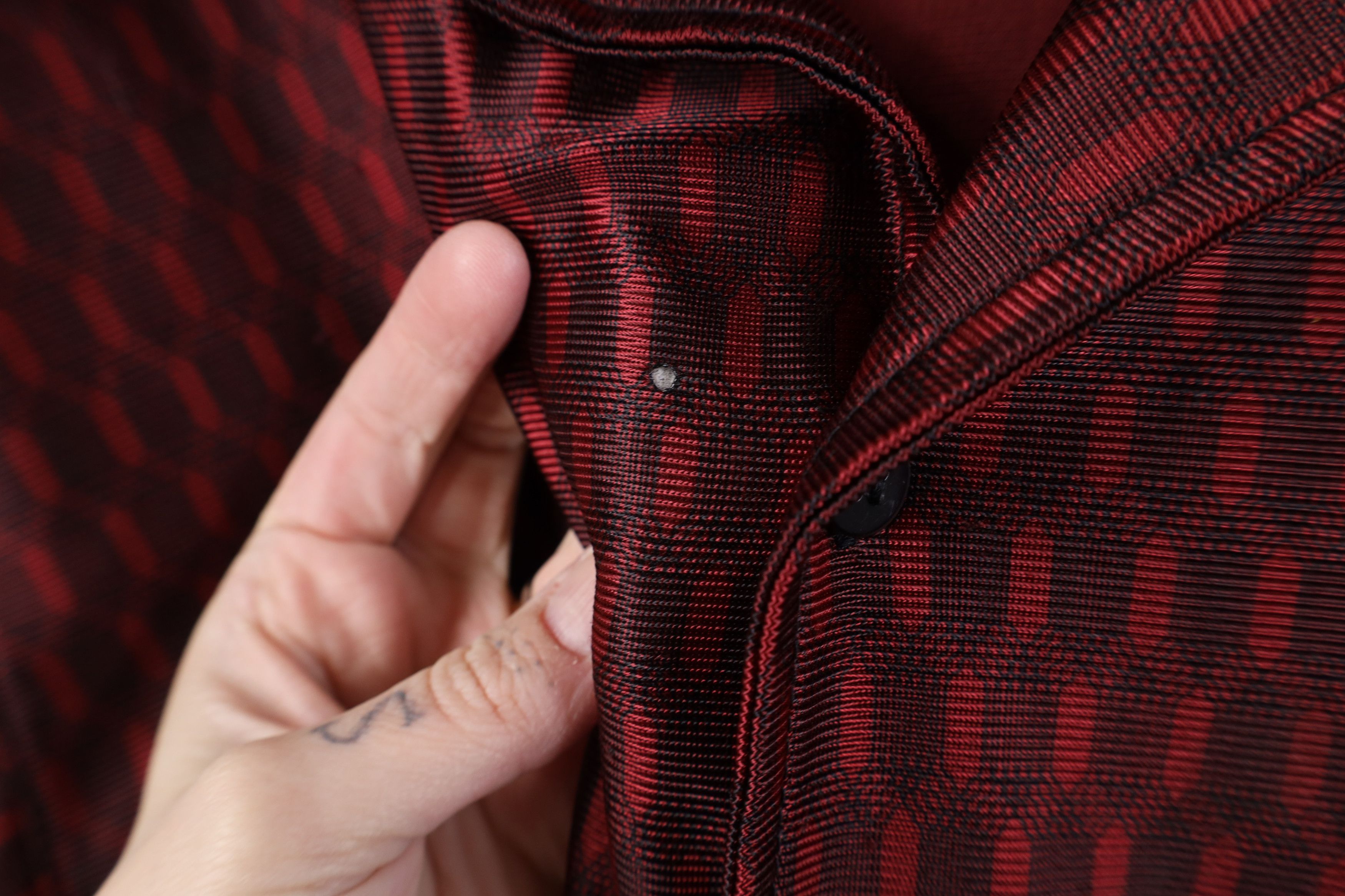 Vintage Vintage 90s Y2K Streetwear Porn Star EDM Rave Button Shirt Size US XL / EU 56 / 4 - 4 Thumbnail