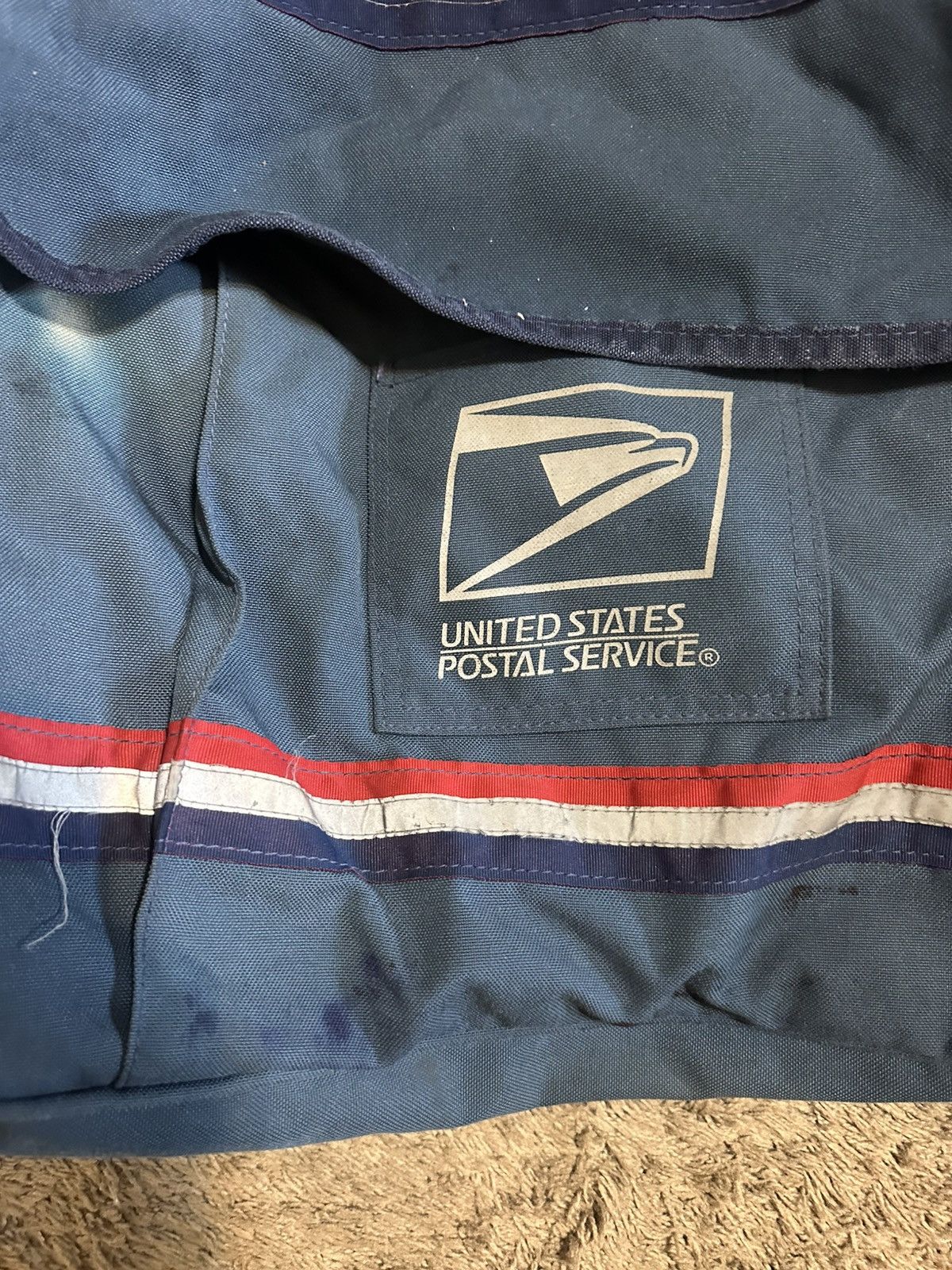 Anti Social Social Club Vintage USPS Mailman “triple blue” bag 90s Size ONE SIZE - 2 Thumbnail