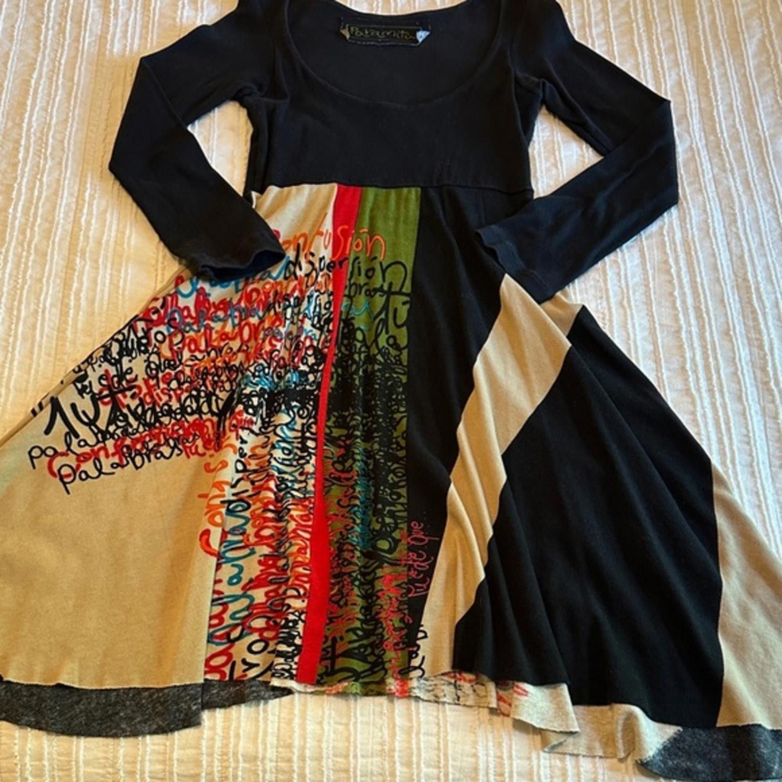 Parasite Y2K Paramita Dress Medium 100% cotton festival whimsy goth Size S / US 4 / IT 40 - 1 Thumbnail