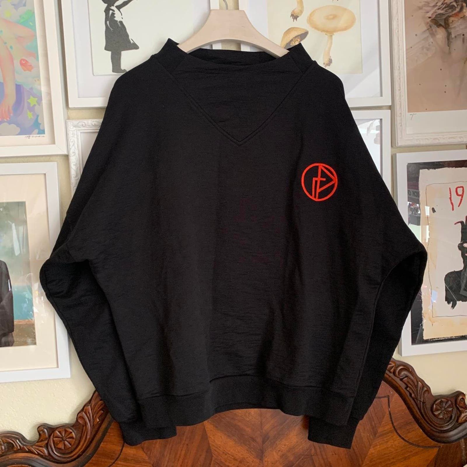 image of Gosha Rubchinskiy G010 T006 Mock Us M Mens in Black (Size XL)