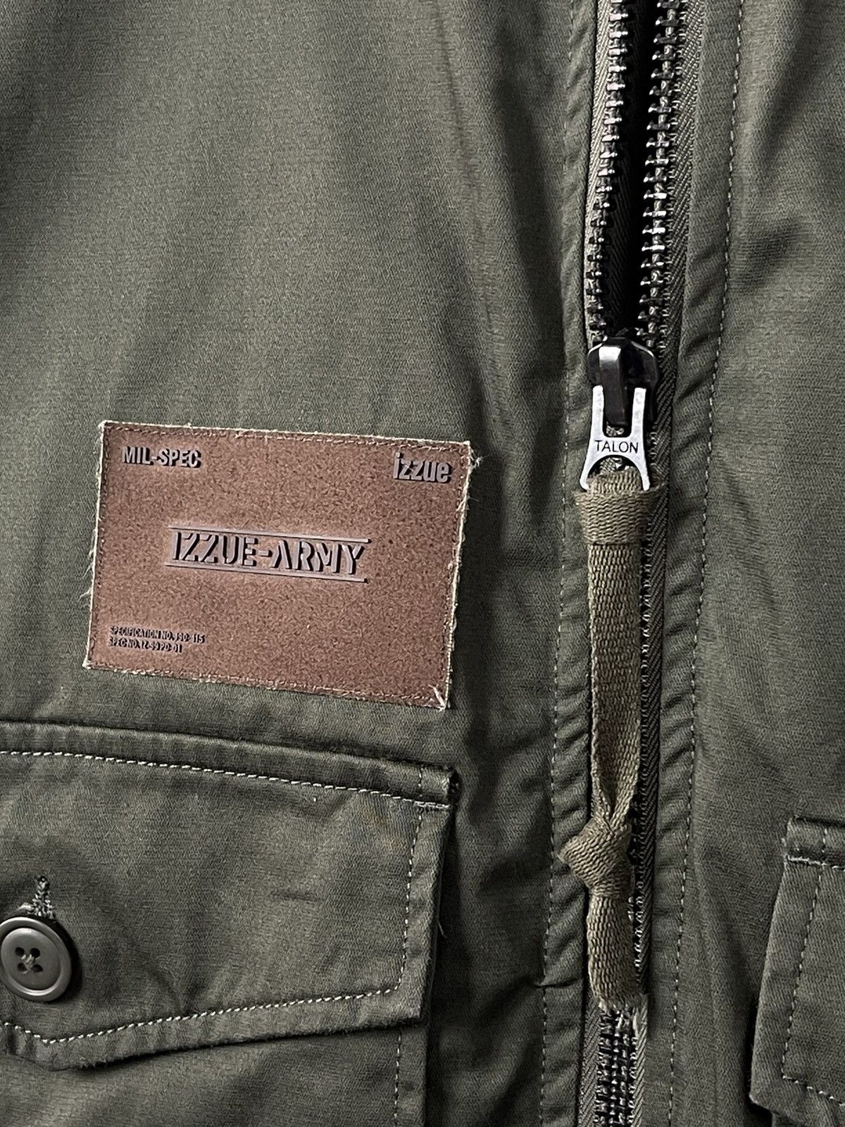 izzue Izzue X04 Army Patched Aviator Bomber Jacket Men’s Size L Size US L / EU 52-54 / 3 - 16 Thumbnail