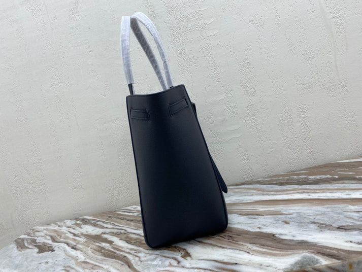 Celine o1bcso1str1024 Size: OS / Cabas Small Tote Bag in Navy Blue Size ONE SIZE - 3 Thumbnail