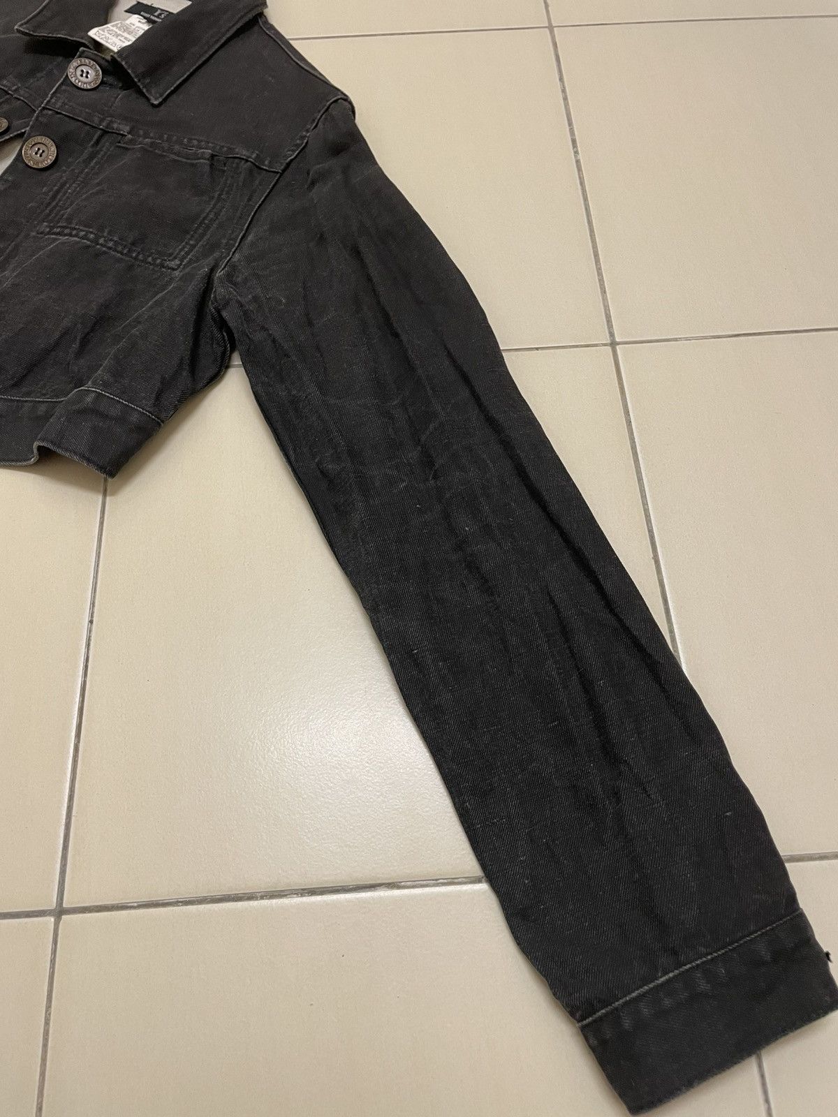 Yohji Yamamoto Y's Yohji Yamamoto Crop Denim Jacket Size M / US 6-8 / IT 42-44 - 6 Thumbnail