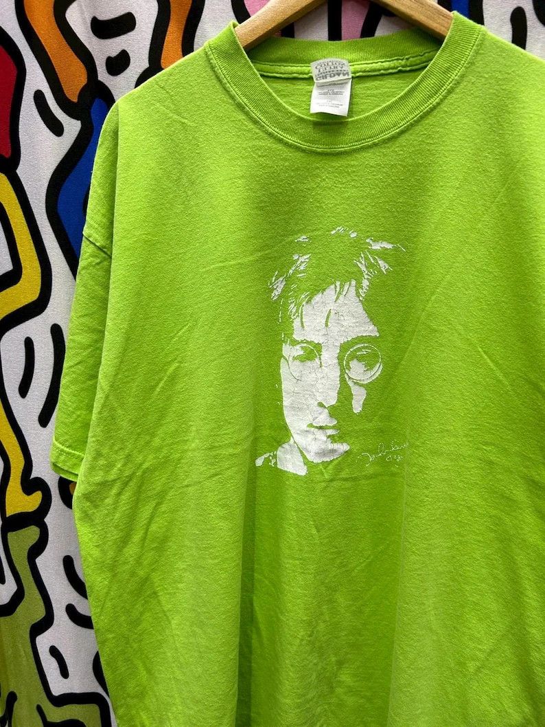 Band Tees Vintage 2000s John Lennon The Beatles tshirt size 2XL Size US XXL / EU 58 / 5 - 1 Thumbnail