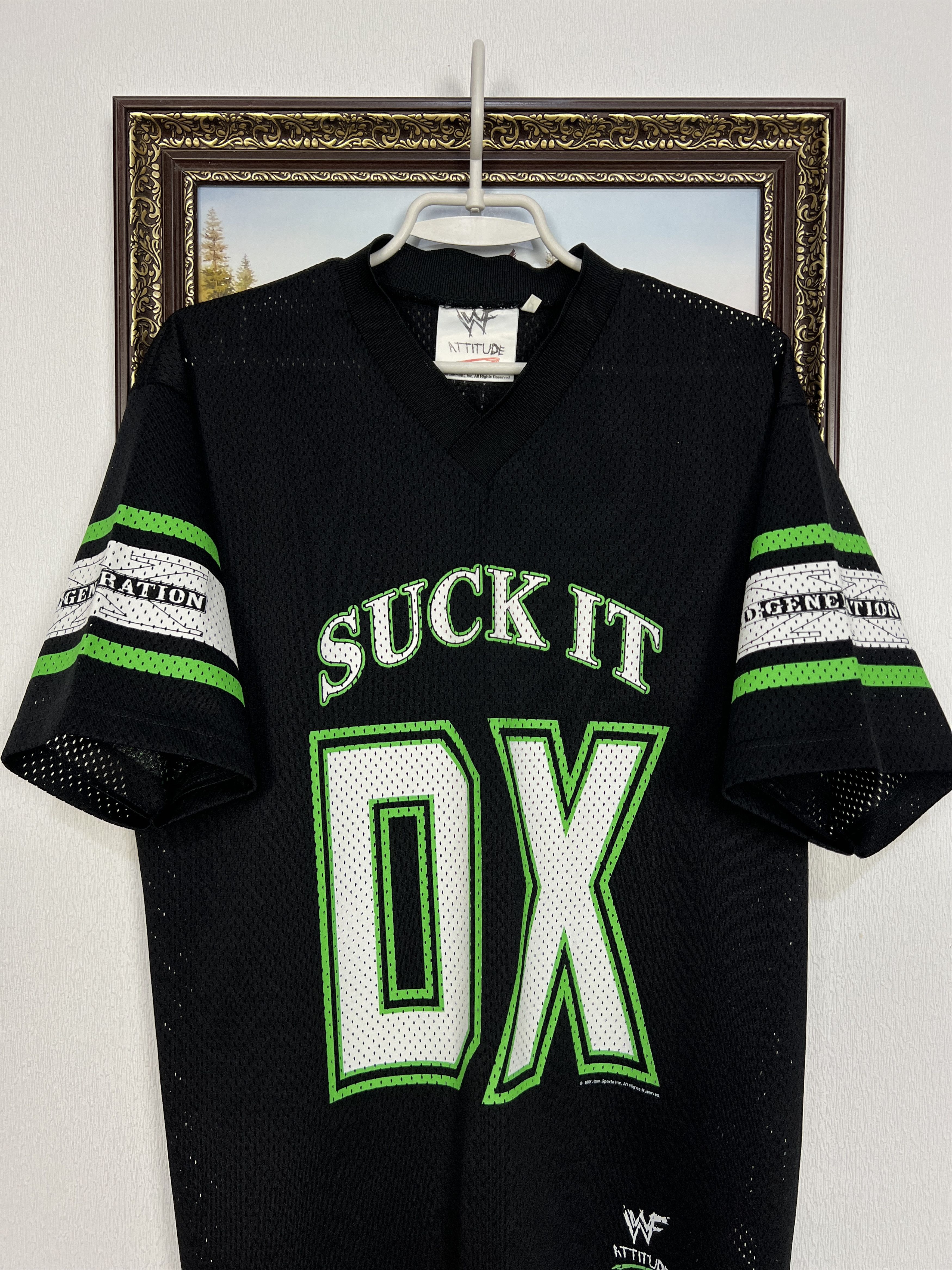 Vintage 1999 WWF WWE DX D Generation Jersey Shirt Attitude Tee Rare Size US L / EU 52-54 / 3 - 2 Thumbnail