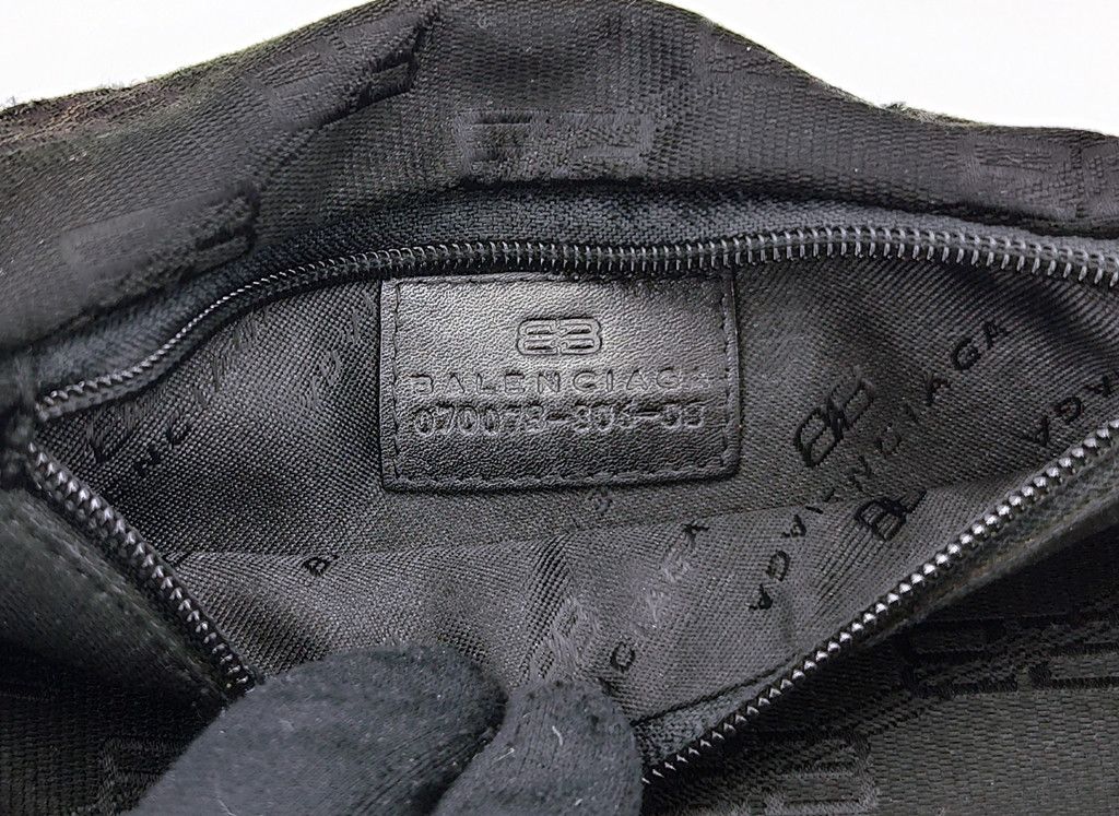 Balenciaga distressed BALENCIAGA waist chest bag monogram logo vintage Size ONE SIZE - 3 Thumbnail