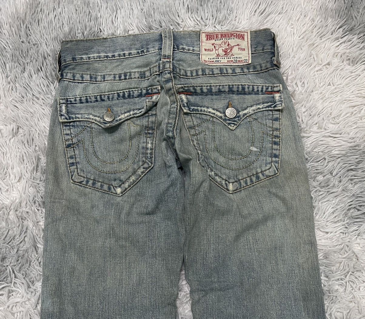 True Religion 90s TRUE RELIGION FLARE DENIM DISTRESSED Size US 30 / EU 46 - 14 Thumbnail