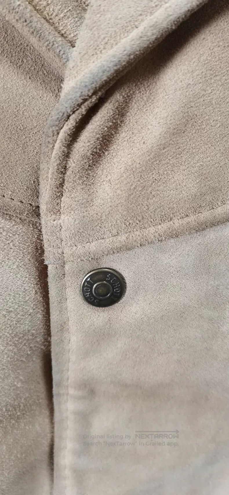 Schott Schott Suede cowhide American vintage four-corner lapel le Size US M / EU 48-50 / 2 - 5 Thumbnail