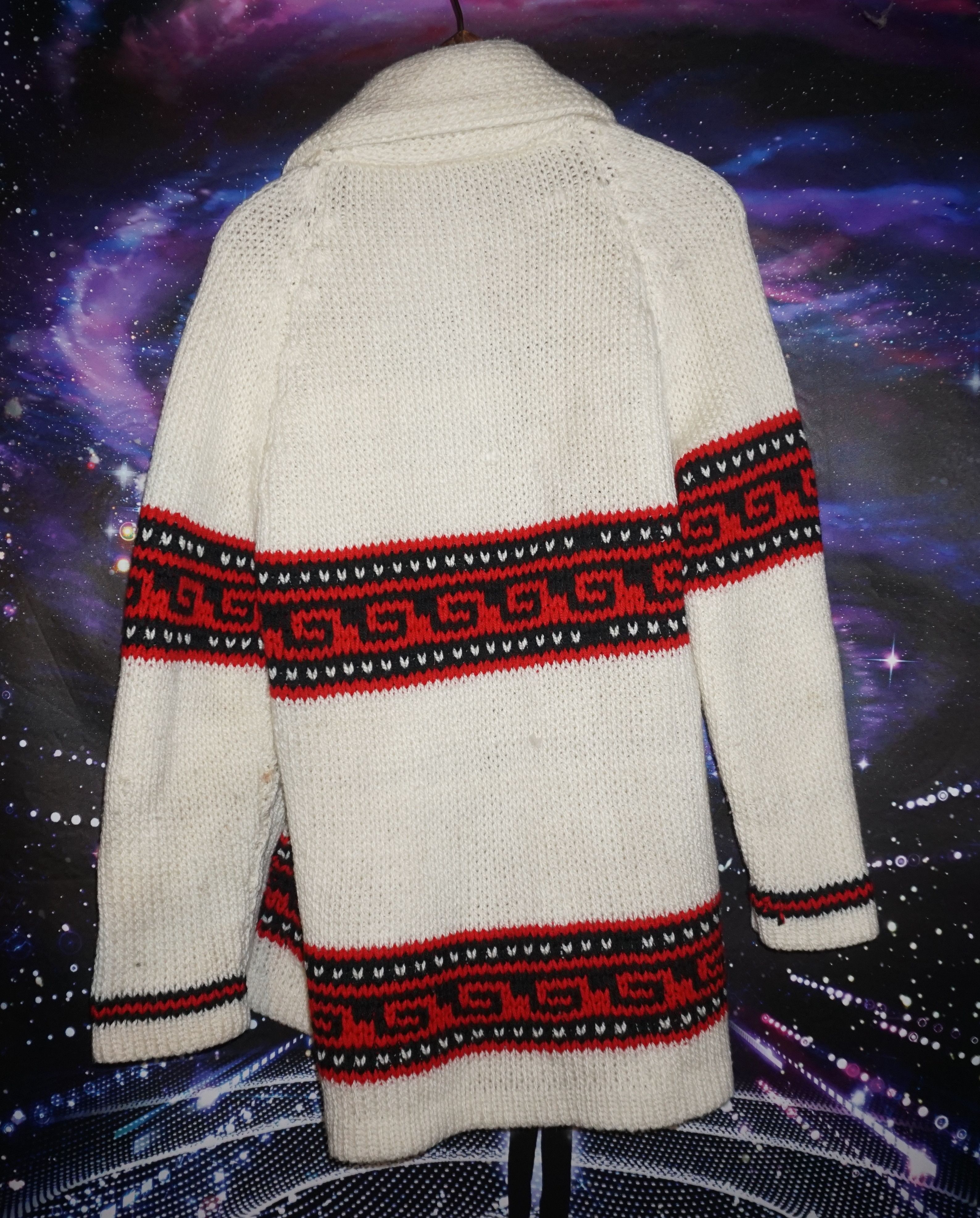 Vintage Shawl Collar Belted Knit Cardigan Sweater Robe Size US M / EU 48-50 / 2 - 2 Thumbnail