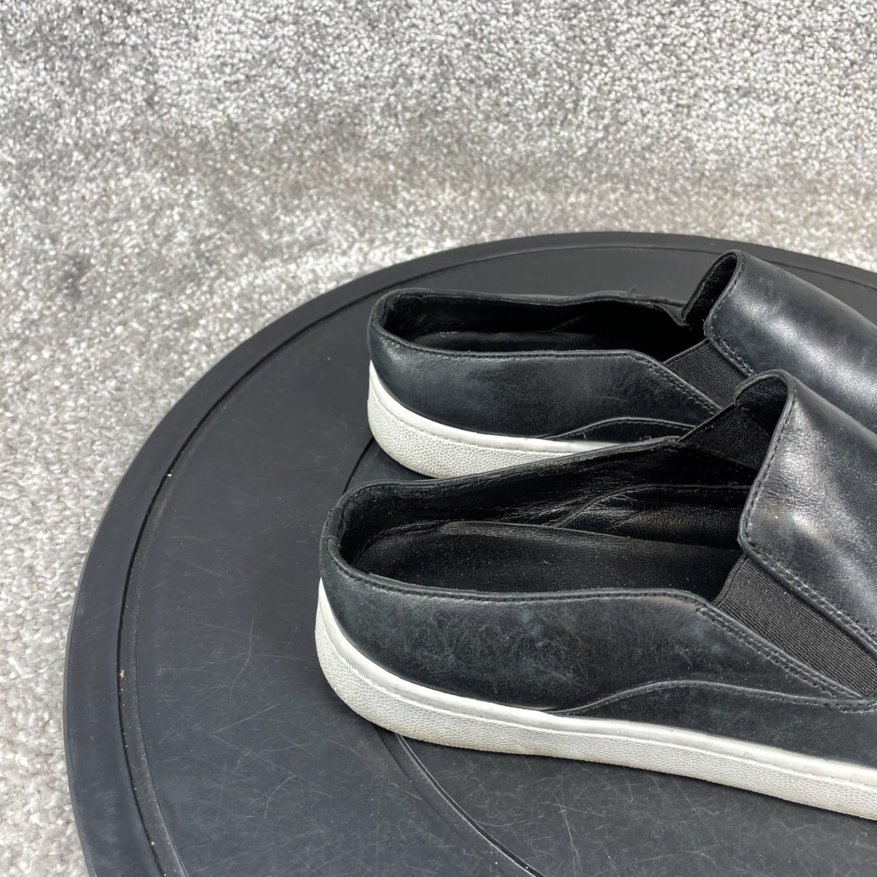 Vince Camuto Vince Ranger Sneaker Mens Size 6.5 Blue Suede Slip On Vince Camuto Casual Shoes Size US 6.5 / EU 39-40 - 3 Thumbnail