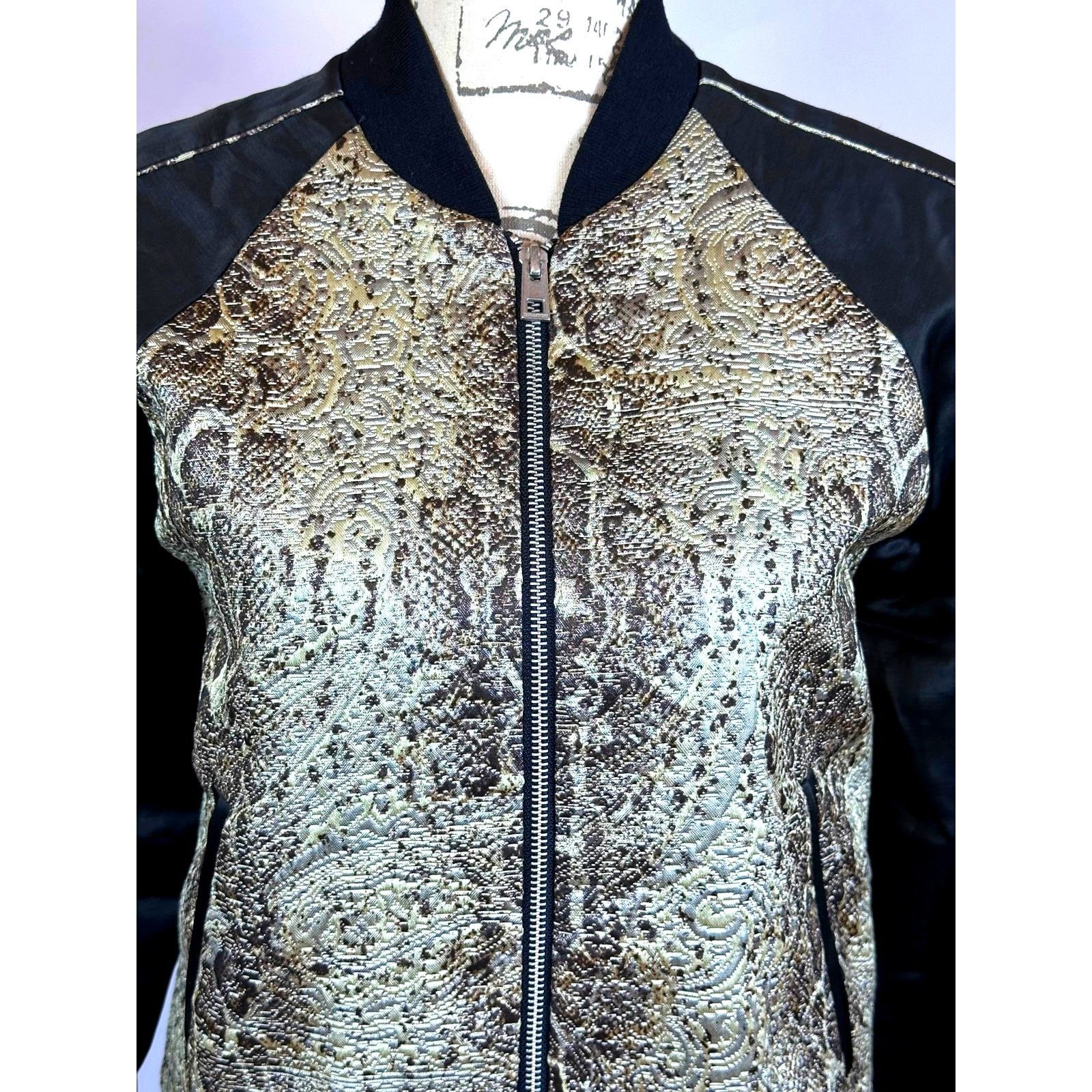 Zadig & Voltaire Zadig & Voltaire Billy Snake Deluxe Bomber Jacket XS Size XS / US 0-2 / IT 36-38 - 12 Thumbnail
