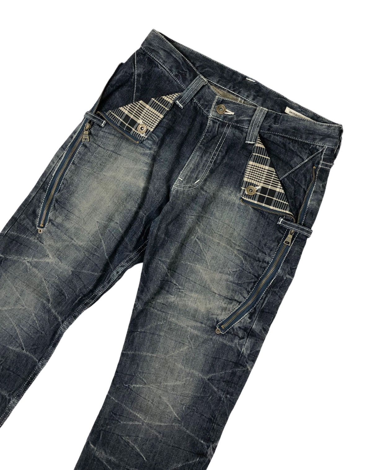 Hysteric Glamour Japanese Brand Semantic Design Stone Wash Denim Jeans Size US 30 / EU 46 - 5 Thumbnail