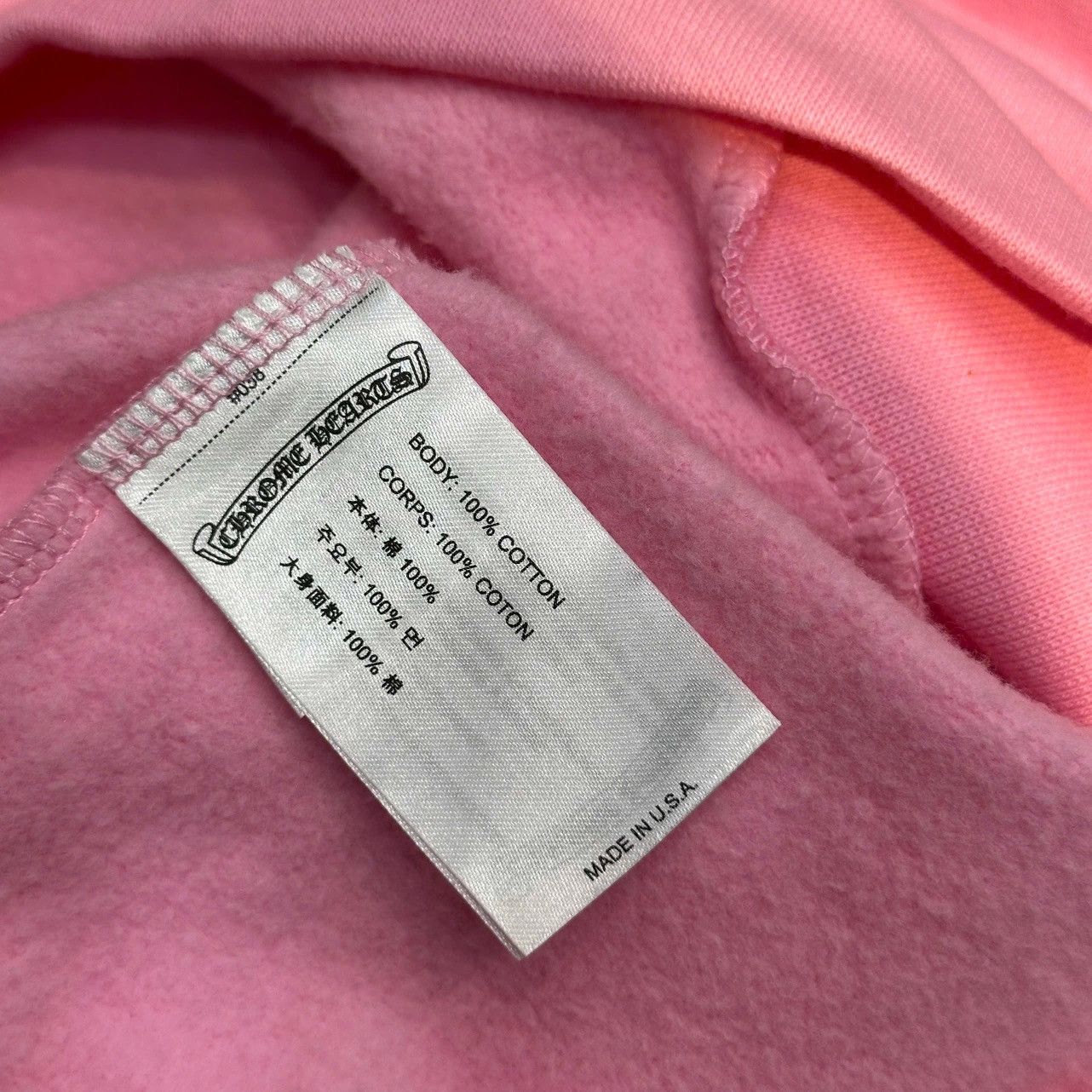 Chrome Hearts Chrome hearts horsehoe logo hoodie blue print pink Size XL / US 12-14 / IT 48-50 - 10 Thumbnail