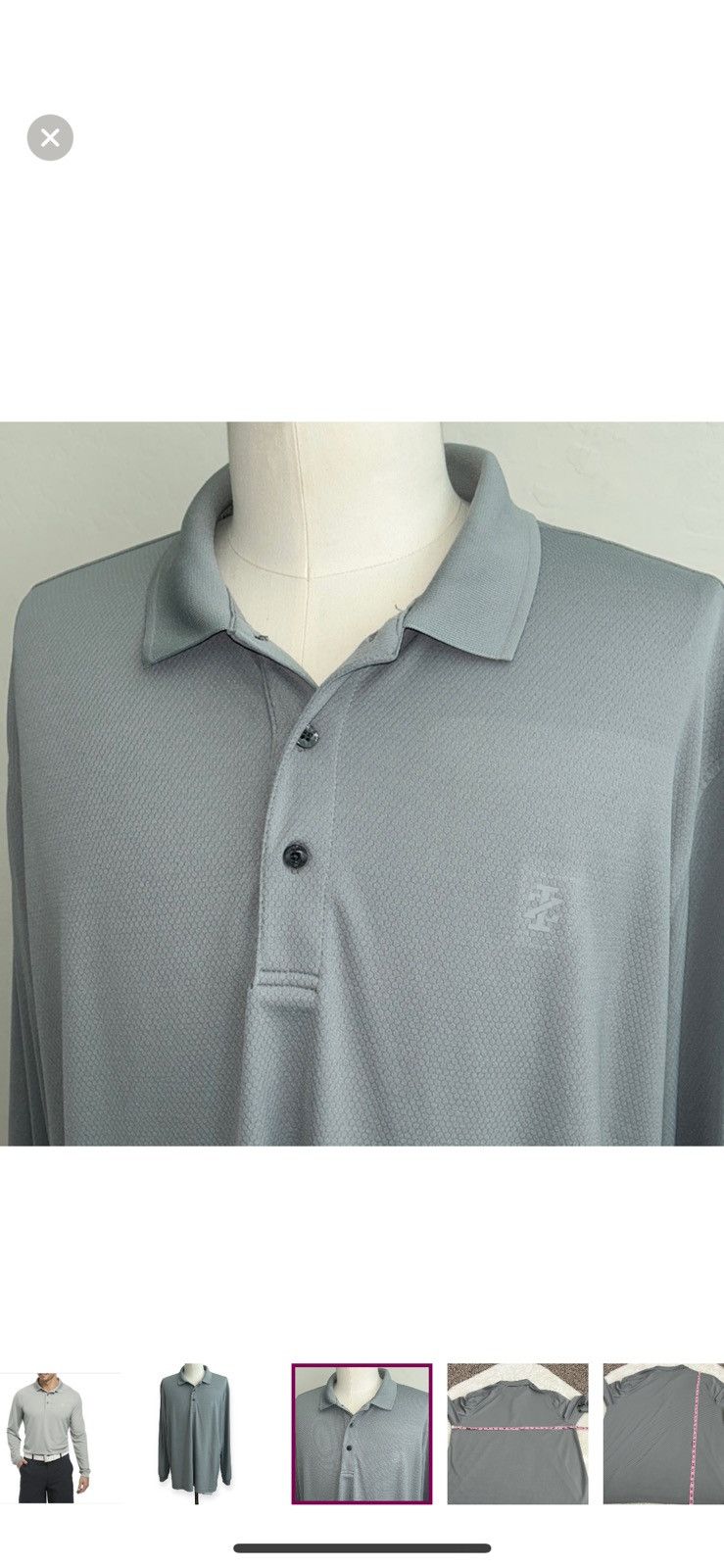Izod Izod XL griffin golf tournament polo shirt Size US XL / EU 56 / 4 - 4 Thumbnail
