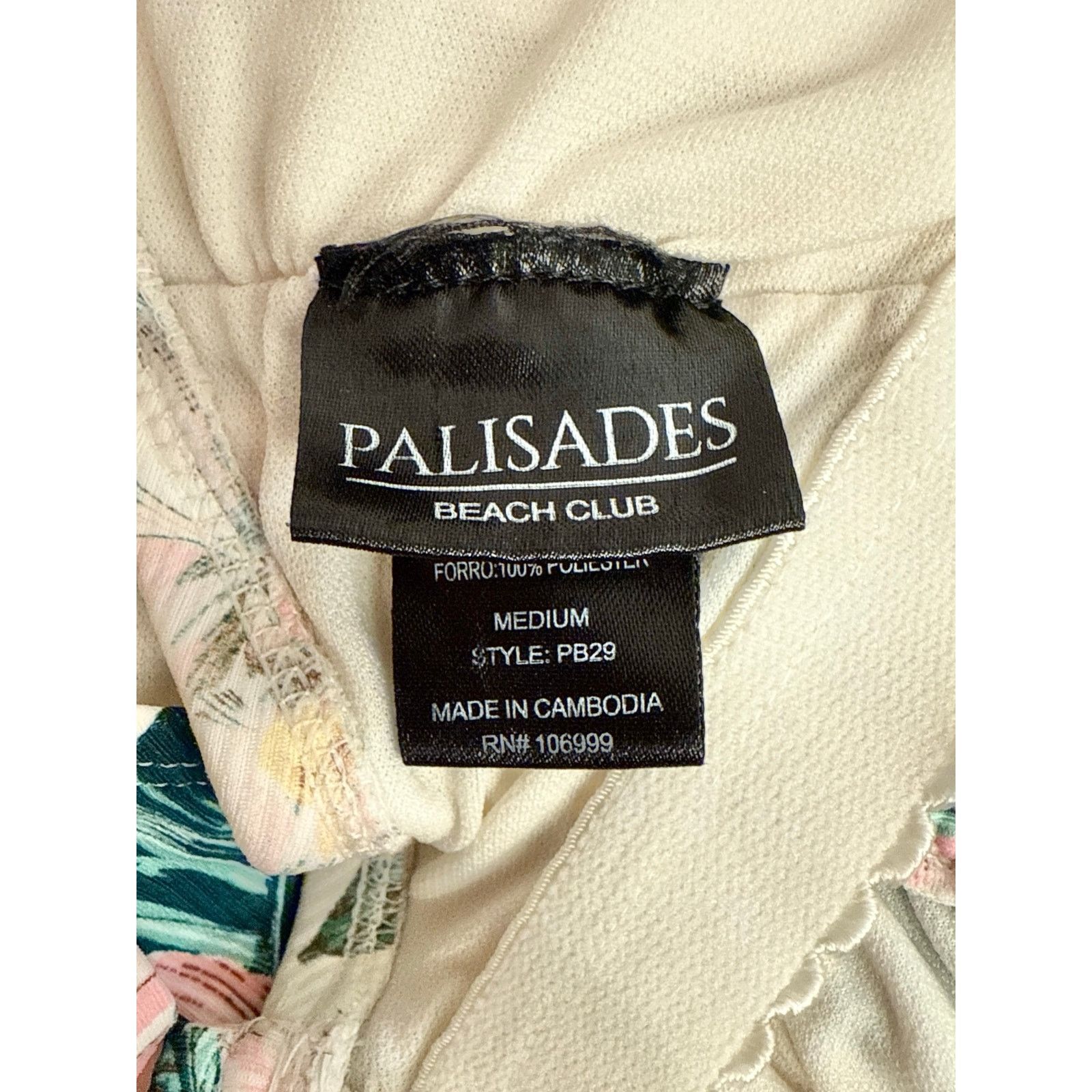 Other Palisades Womens Tropical One Piece Swimsuit Size Medium Size M / US 6-8 / IT 42-44 - 4 Thumbnail
