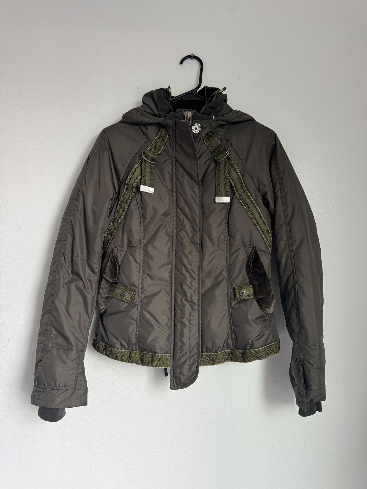 image of Marithe Francois Girbaud Archive Marithe + François Girbaud Parachute Bomber in Green (Size Medium)