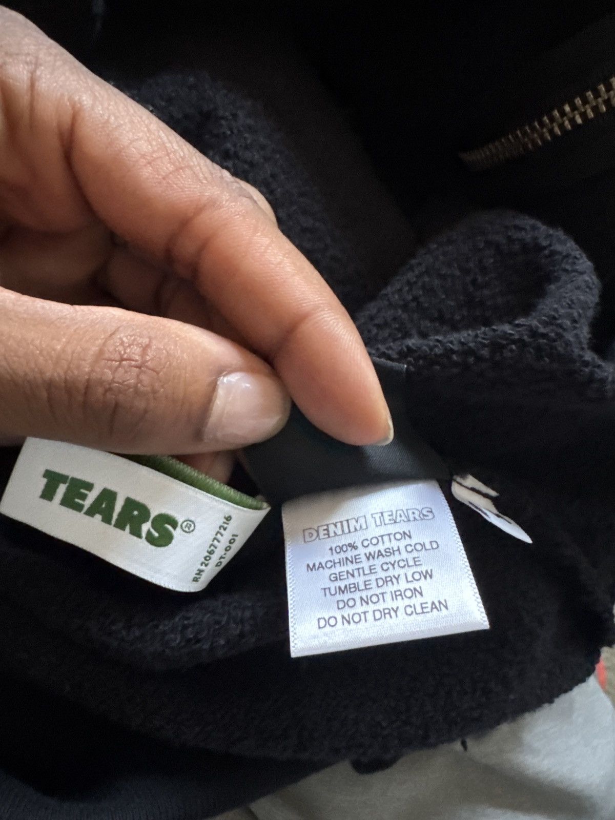 DENIM TEARS Denim Tears x Gabriel Moses Zip Hoodie Size US M / EU 48-50 / 2 - 4 Thumbnail