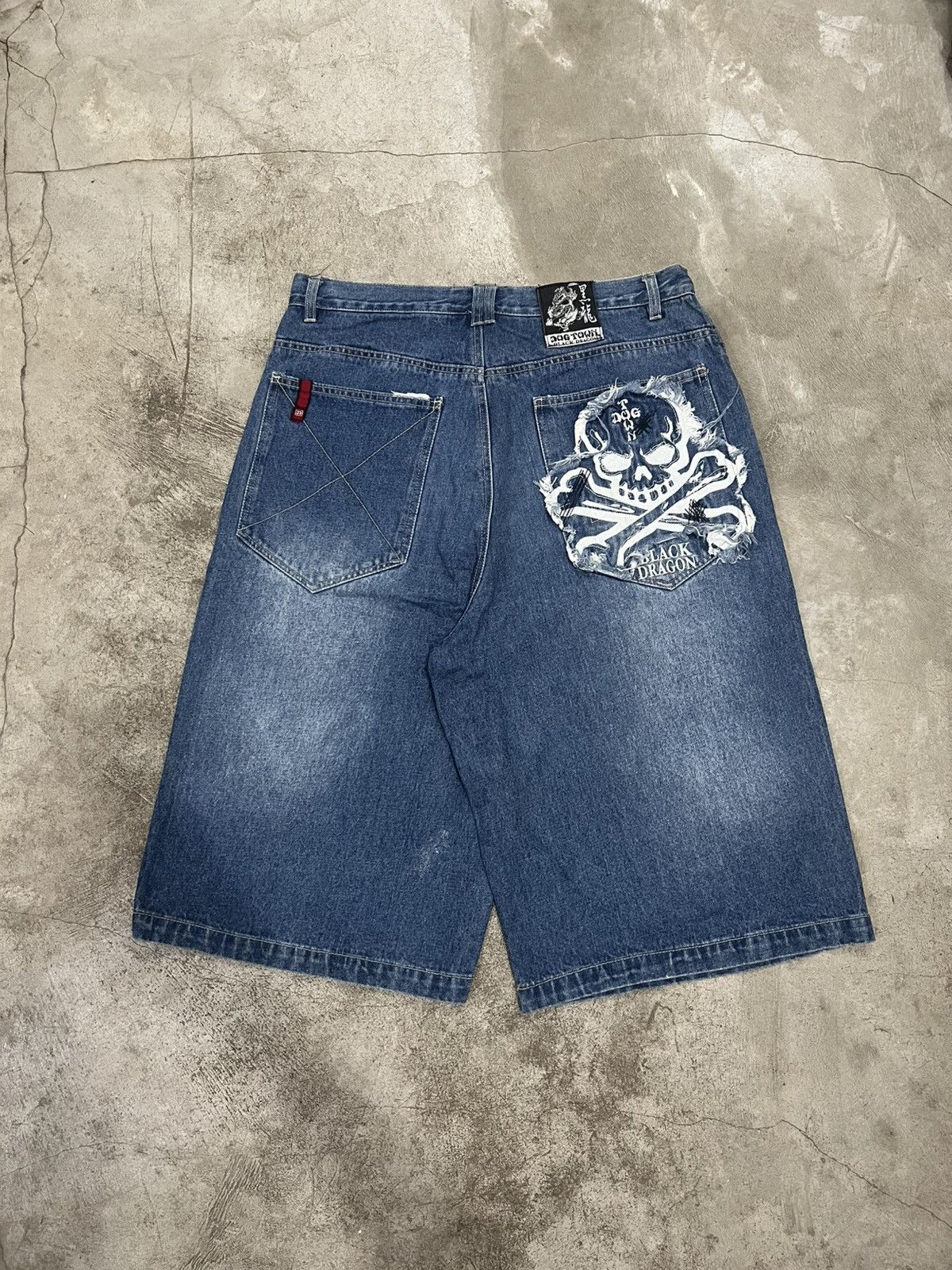 Vintage Dog Town Black Dragon Denim Jeans