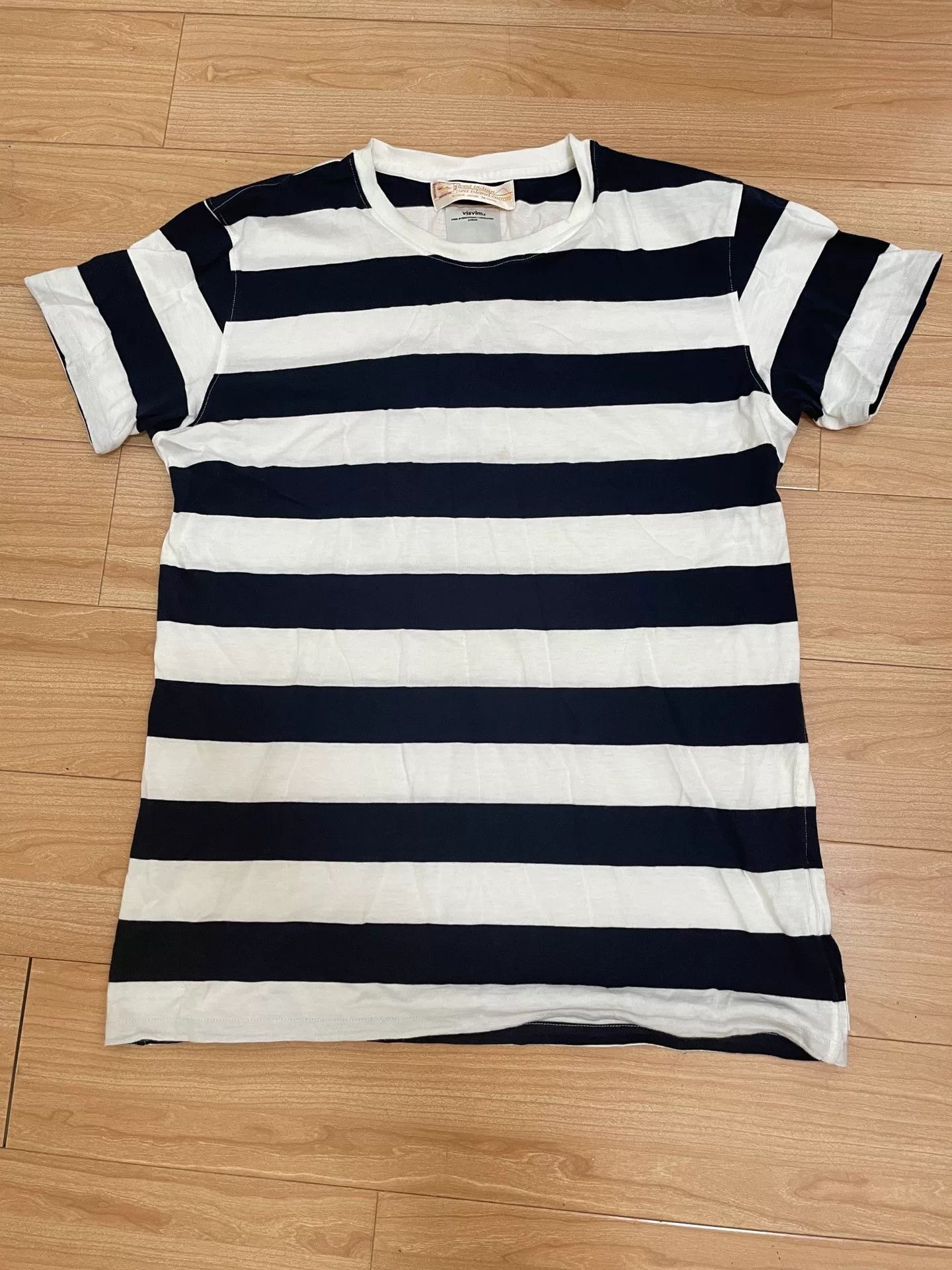Visvim Sea Island Cotton Striped T-Shirt