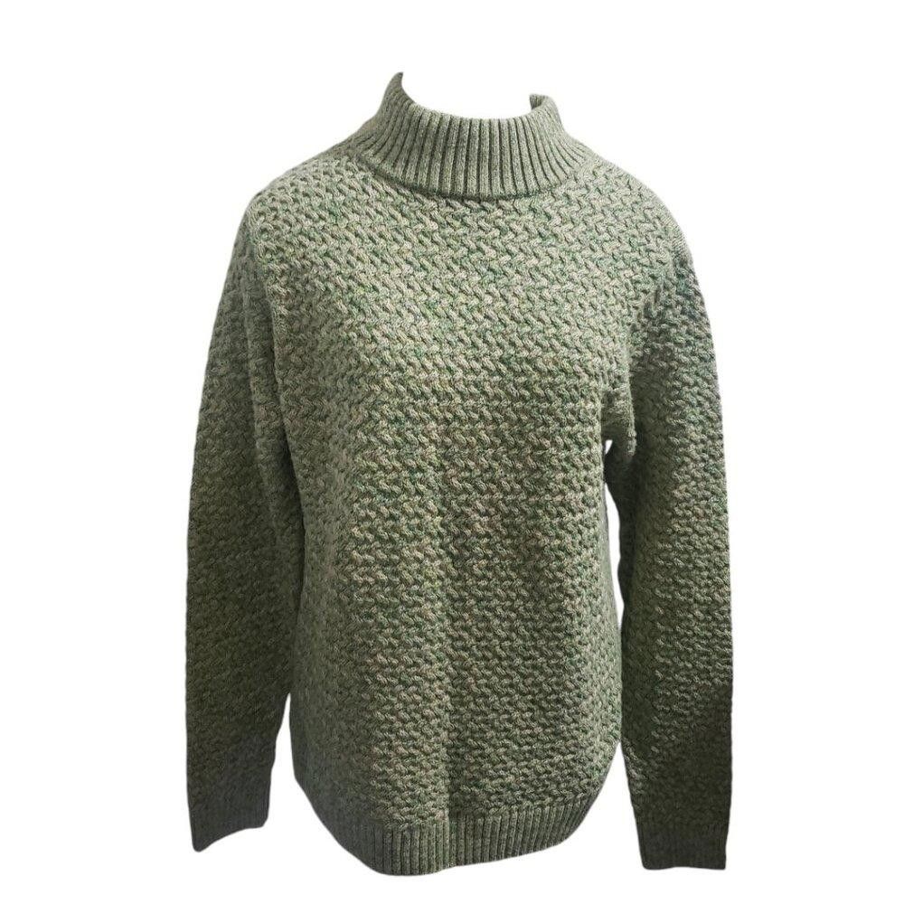 Designer CT1954 Overland Green Mock Neck Long Sleeve Winter Sweater M Size M / US 6-8 / IT 42-44 - 1 Thumbnail