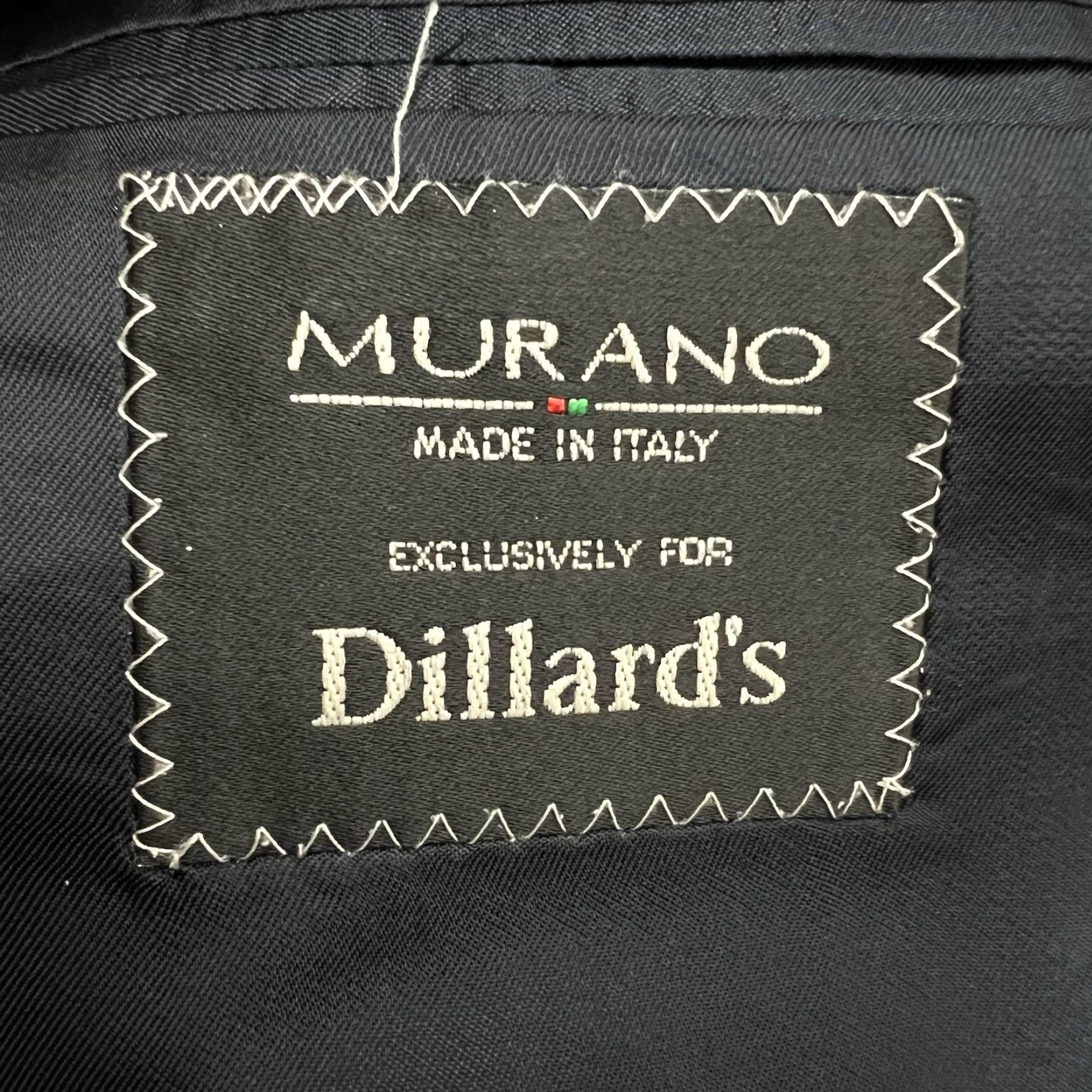 Murano Murano Blazer Mens Wool Check 46R Gray Solid Made In Italy Vintage? No. (Need to ensure correct). Size 46R - 6 Thumbnail