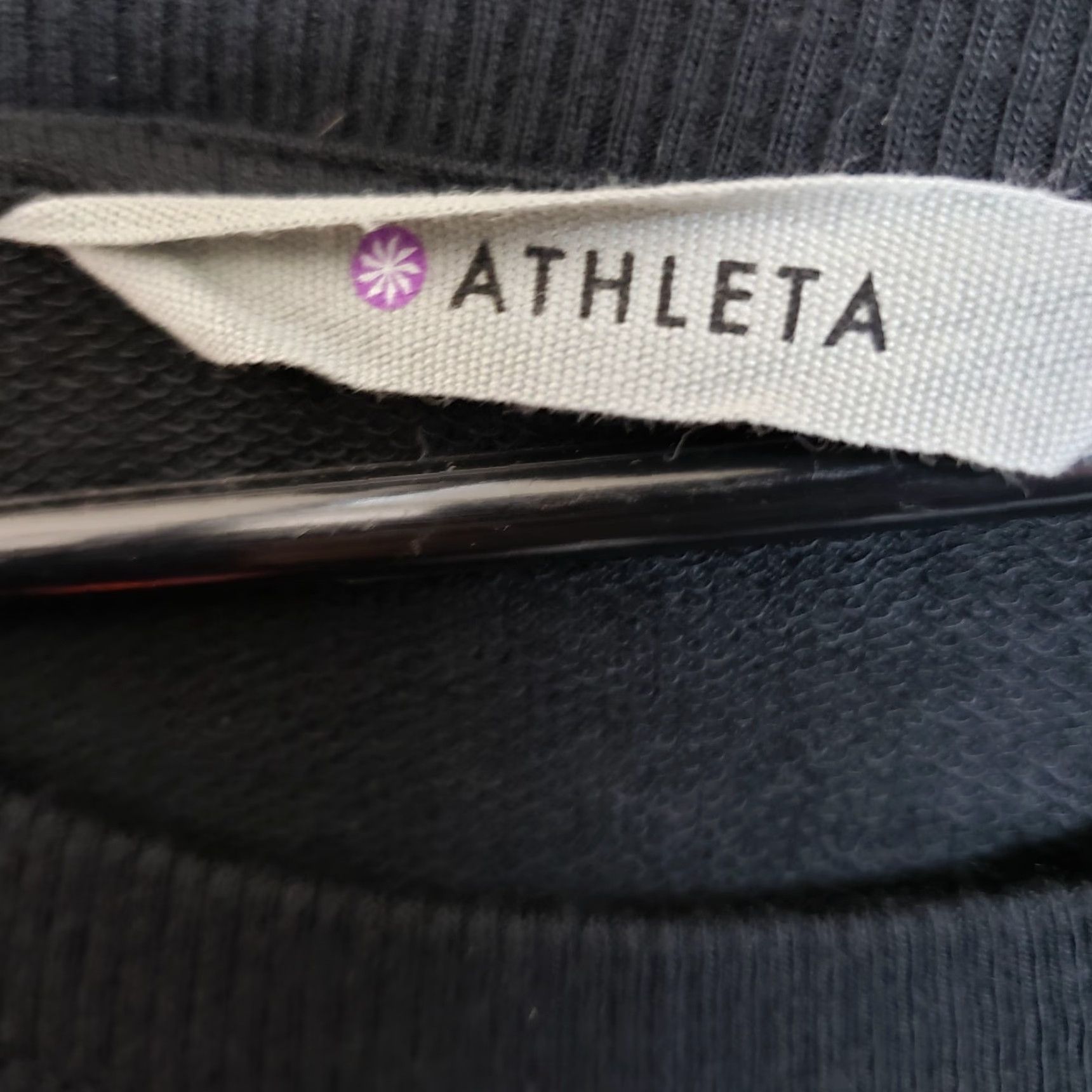 Athleta Athleta Womens Dress XS Black Long Sleeve Criss Cross Solid Modal Blend Size XS / US 0-2 / IT 36-38 - 5 Thumbnail