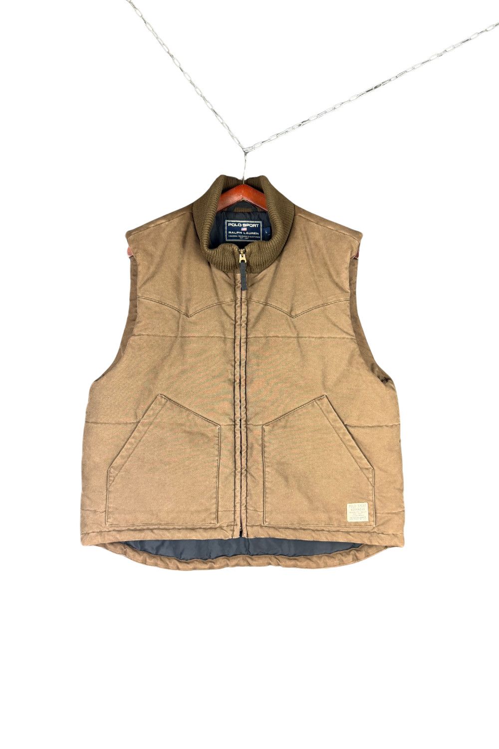 Polo Ralph Lauren Polo Sport “Workwear” Heavy Canvas Vest – Early 2000s Size US L / EU 52-54 / 3 - 1 Thumbnail