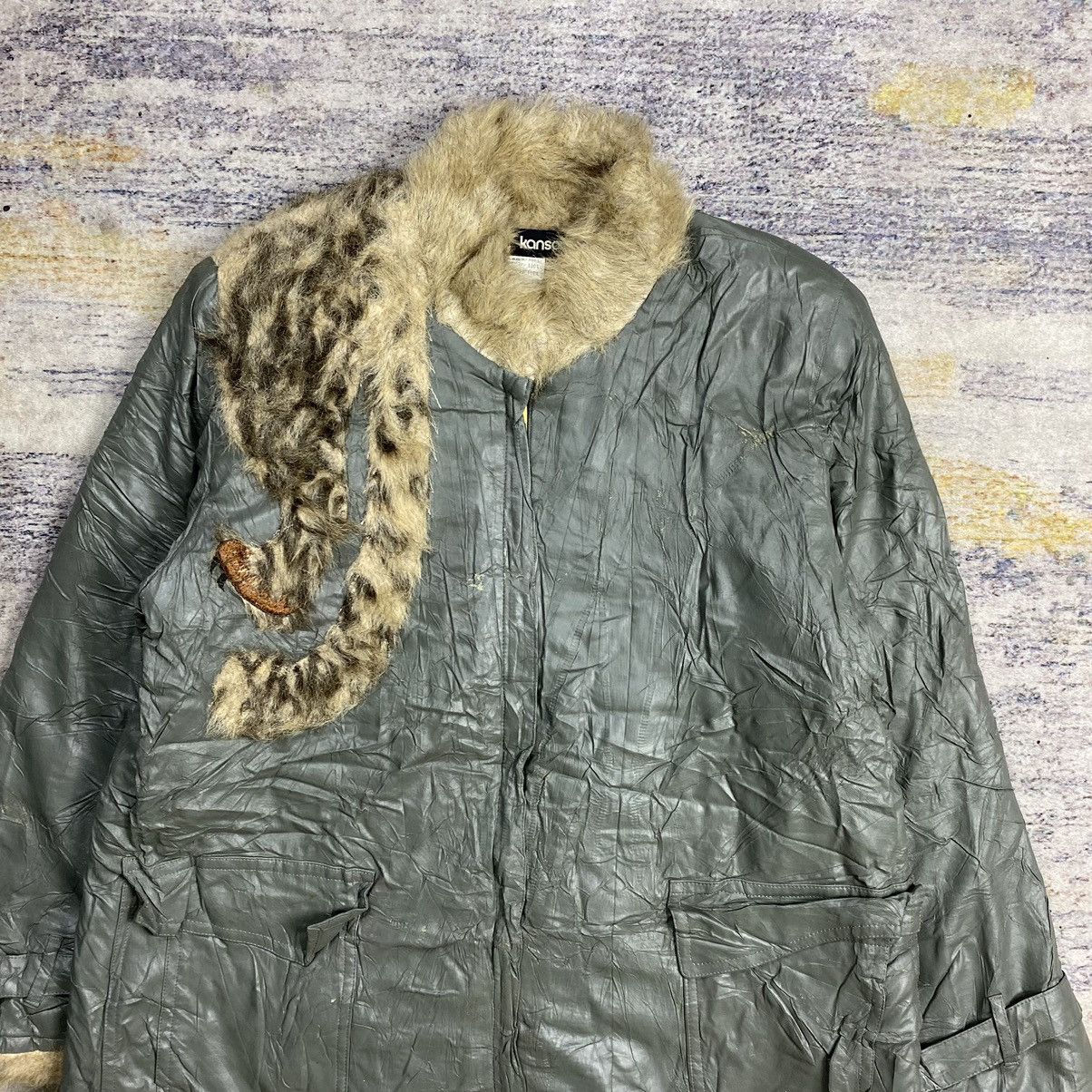 Kansai Yamamoto × Vintage archive vintage 90s Kansai Yamamoto tiger fur jacket Size US M / EU 48-50 / 2 - 4 Thumbnail