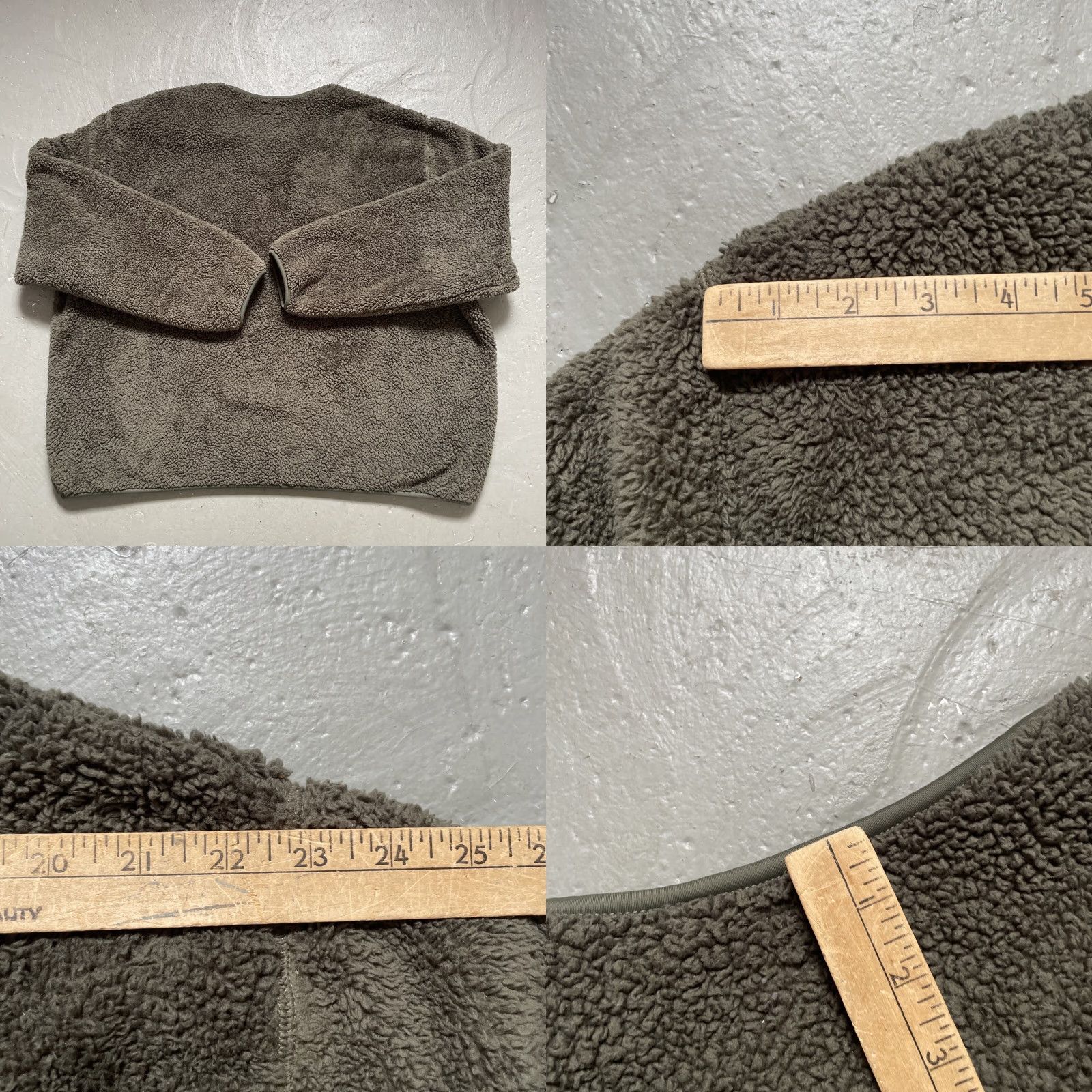 Engineered Garments Engineered Garments X Uniqlo Sherpa Pile Fleece Crewneck Sweatshirt Oversize 3XL Green Unisex Adults Sweater Navy? Size US XXL / EU 58 / 5 - 8 Thumbnail