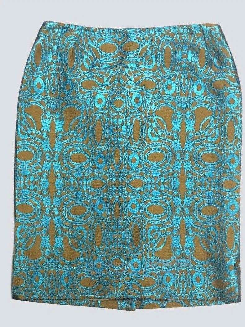 Dries Van Noten Dries Van Noten Classic Jacquard Midi Skirt Size 33" - 4 Thumbnail