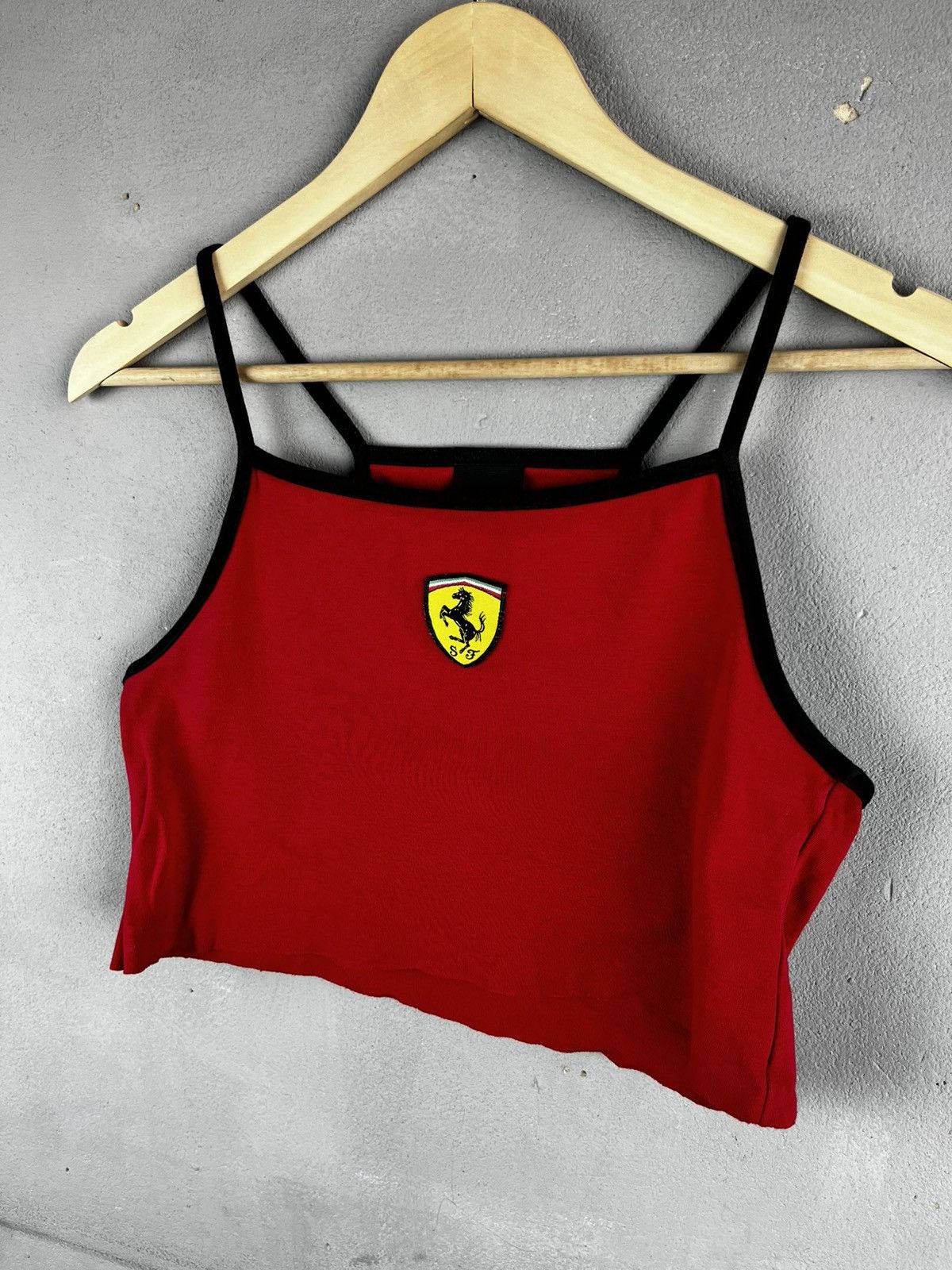 Ferrari Ferrari inspired red crop top t shirt vintage Size M / US 6-8 / IT 42-44 - 1 Thumbnail